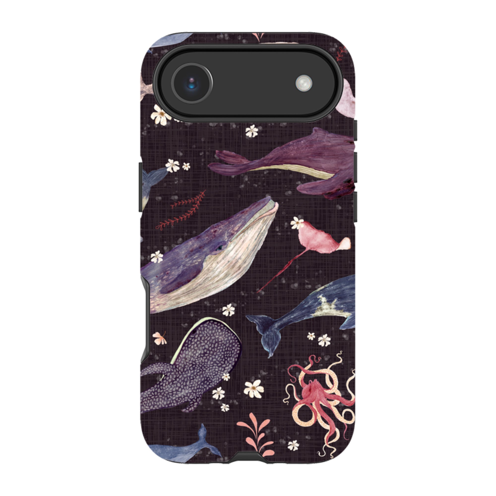 iPhone MagSafe Tough Case - Whale Song Grape By Katherine Quinn