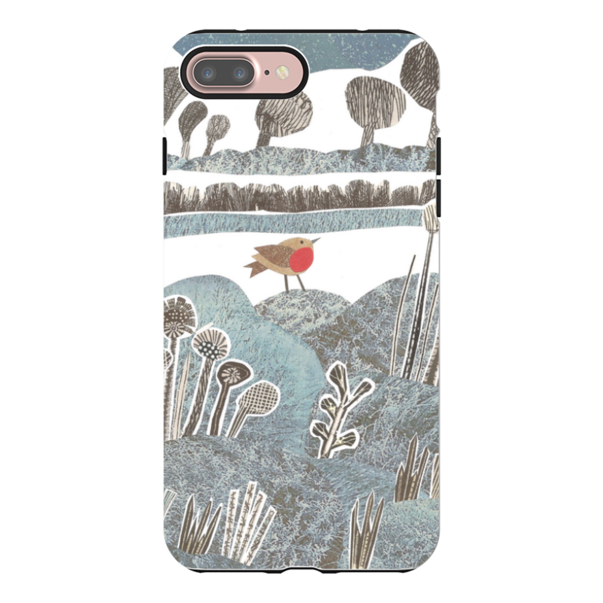 iPhone Tough Case - Frost Robin By Jane Robbins