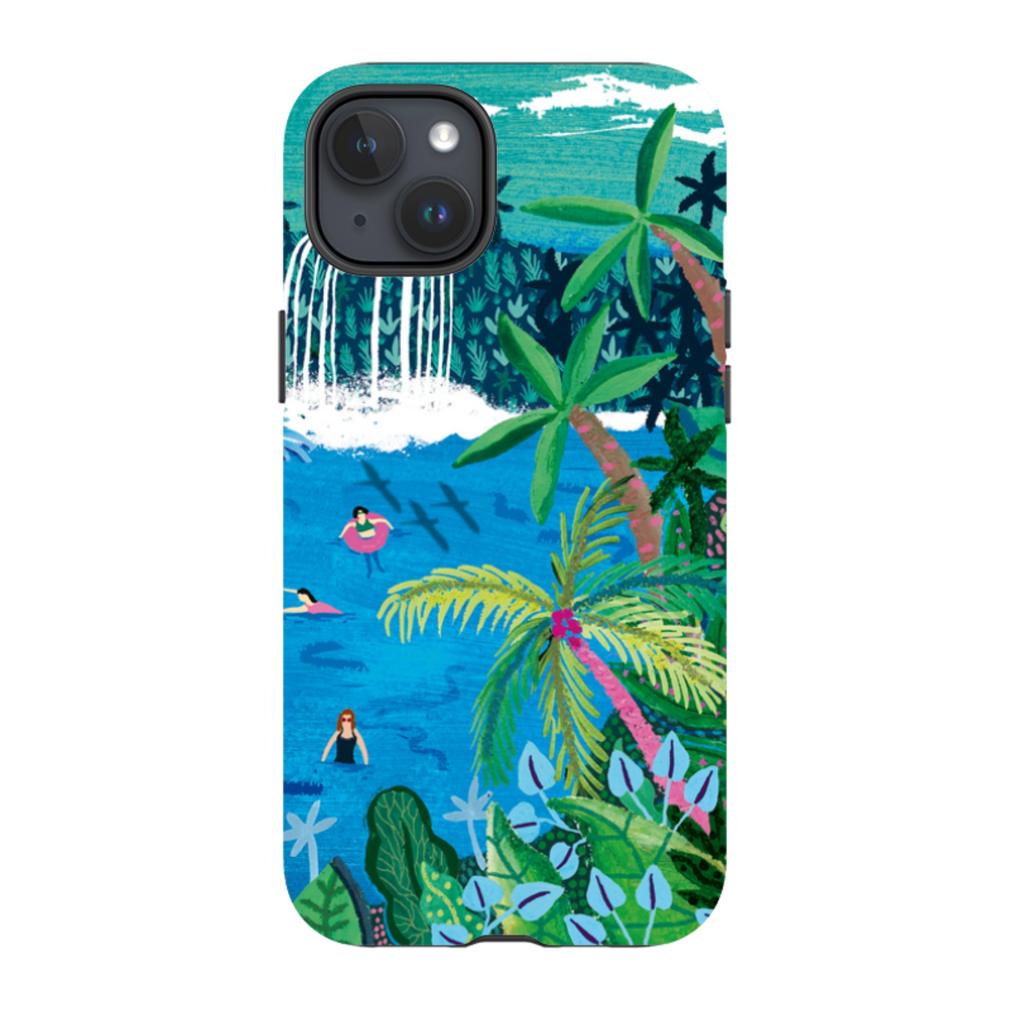 iPhone Tough Case - Palm Pool II By Emma Frances Grant