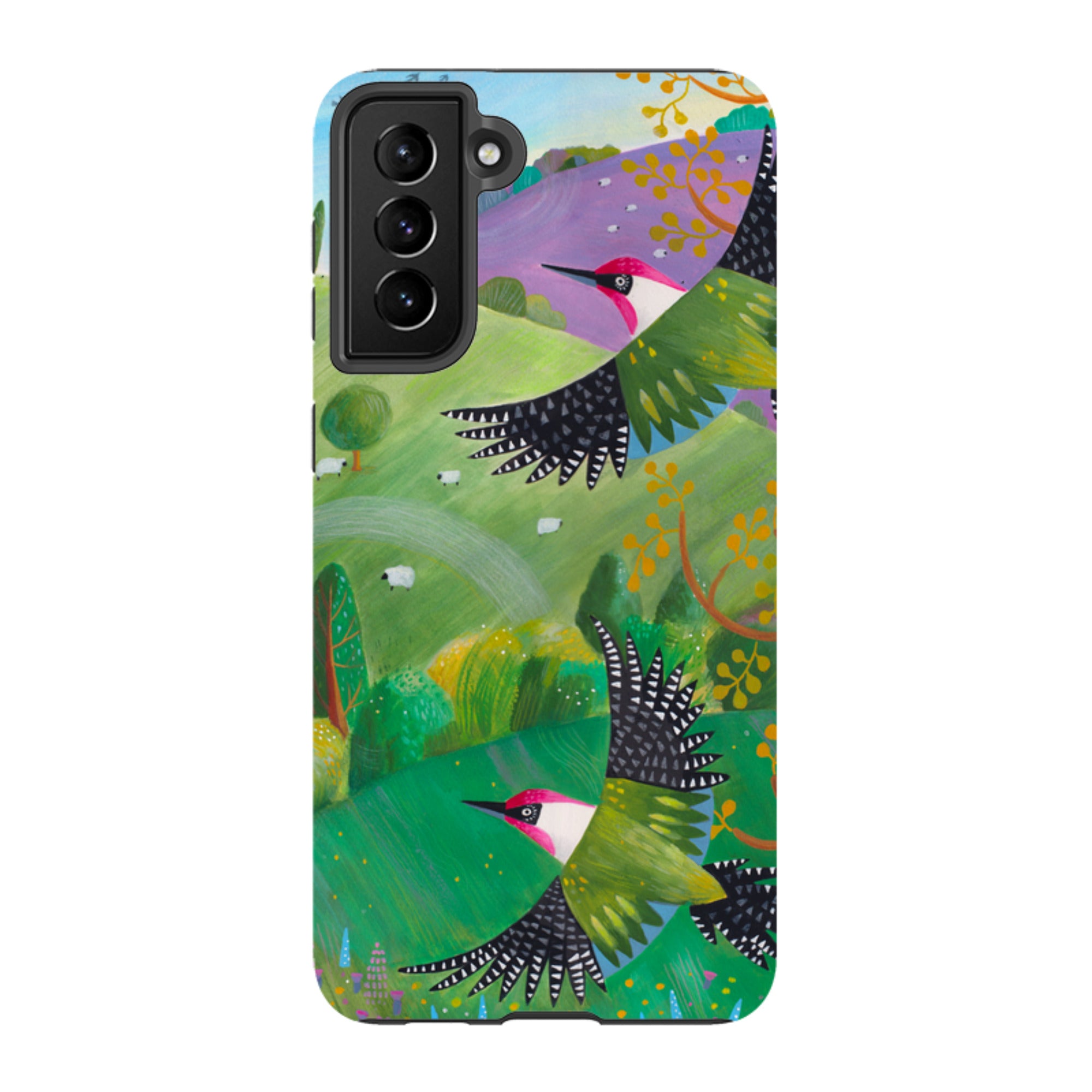 Samsung Tough Case - Woodpeckers By Bex Parkin