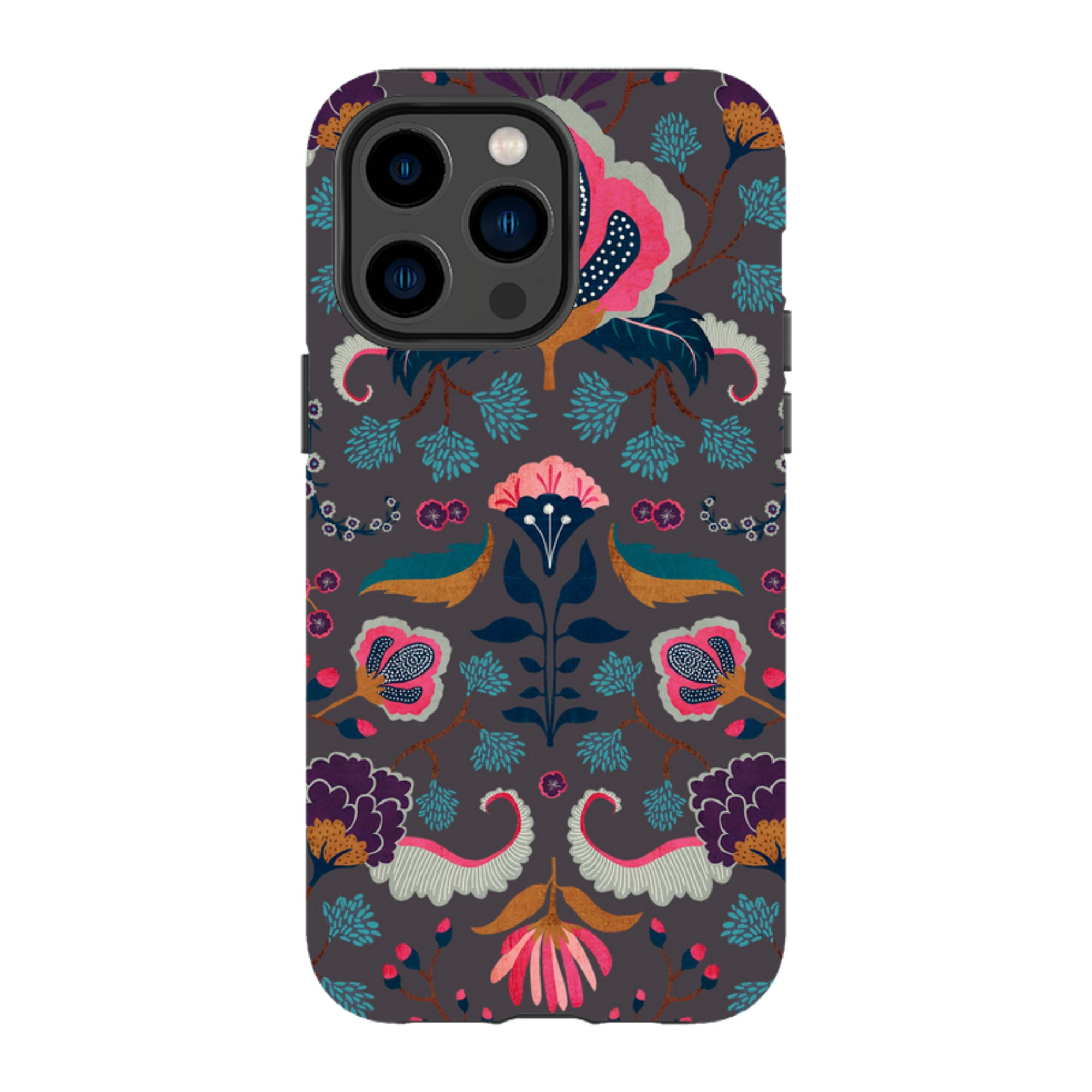 iPhone MagSafe Tough Case - Folk Floral II By Katherine Quinn