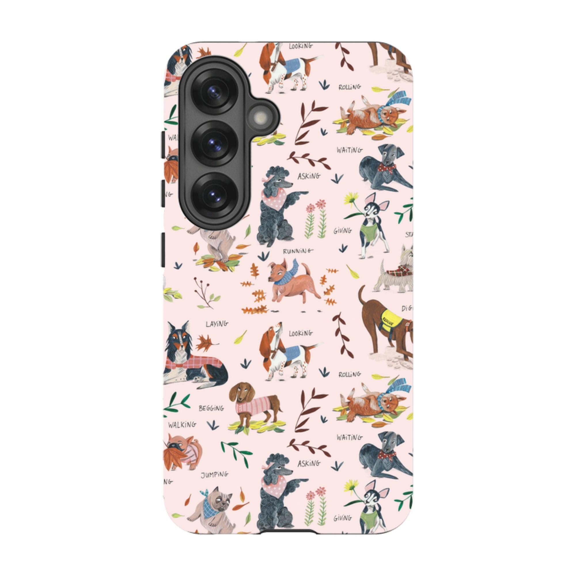 Samsung Tough Case - Dog Pattern By Caroline Bonne Muller