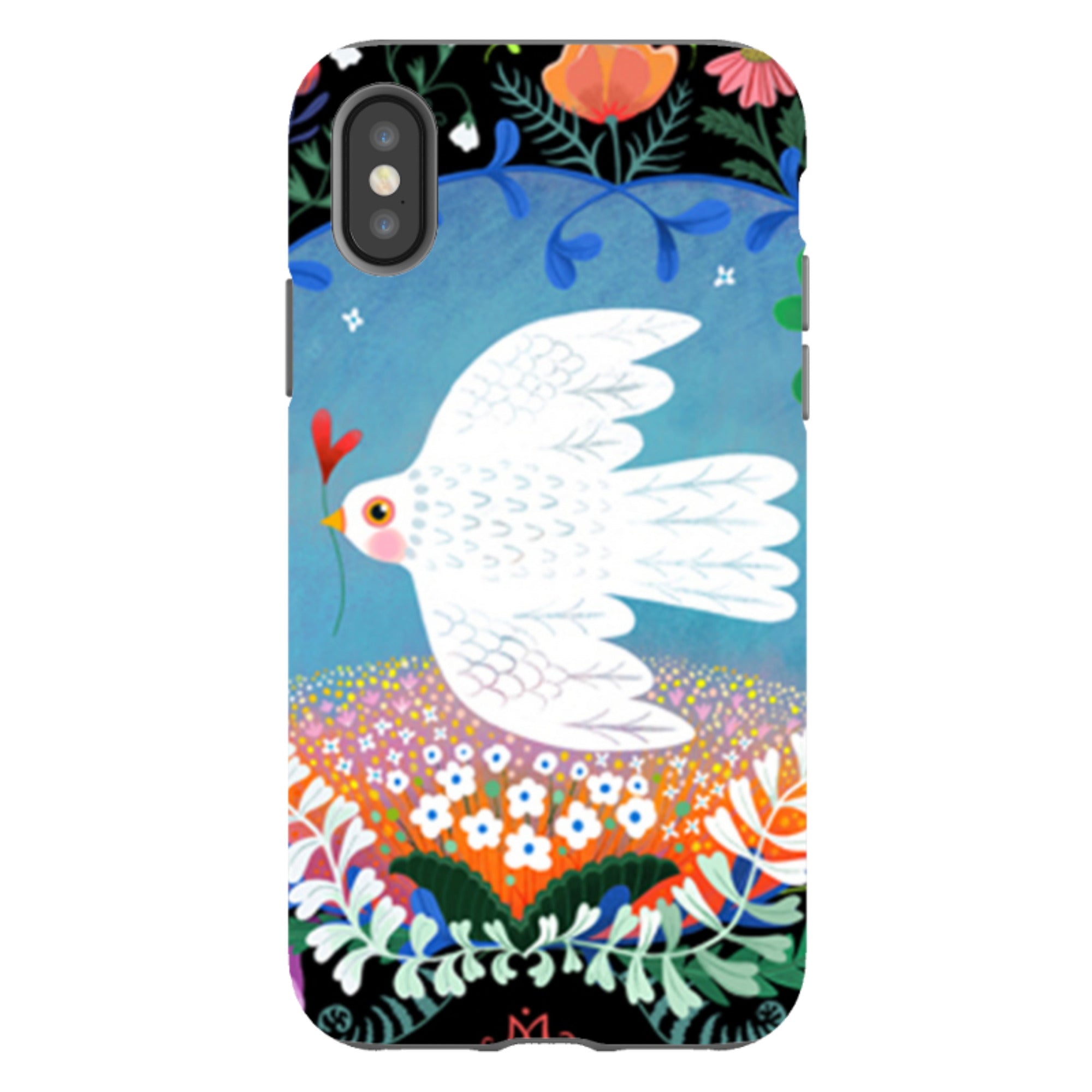 iPhone Tough Case - Peacebird By Mia Underwood
