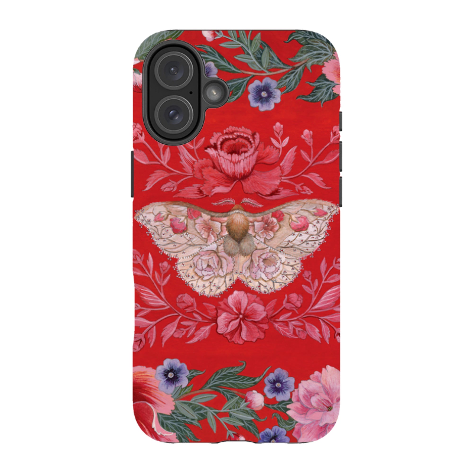 iPhone Tough Case - Blossom Moth By Maria Matos