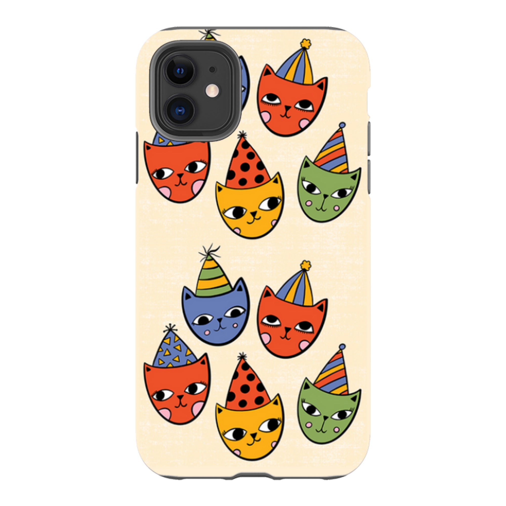 iPhone Tough Case - Happy Cats By Suzy Taylor