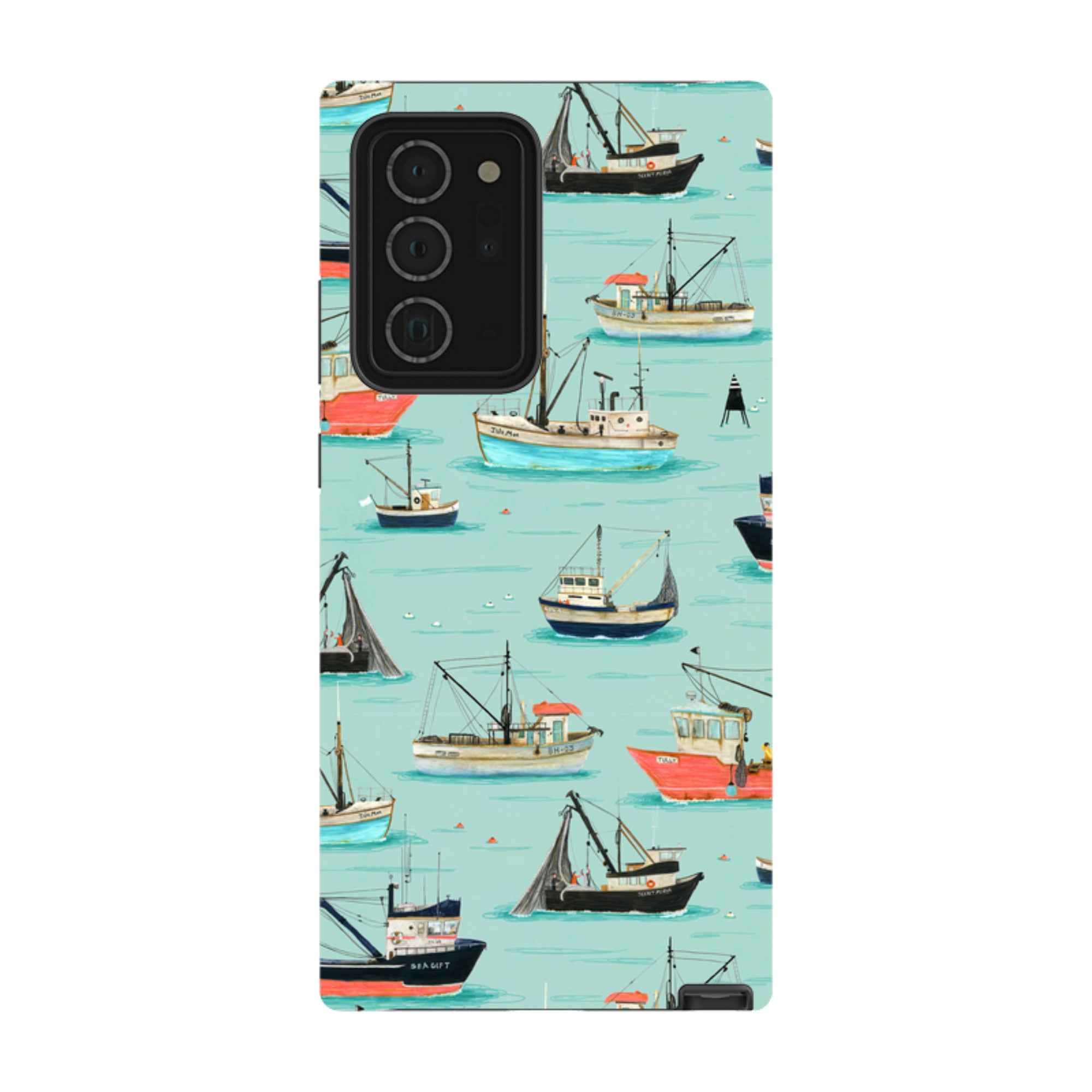 Samsung Tough Case - Fishing Boats By Katherine Quinn