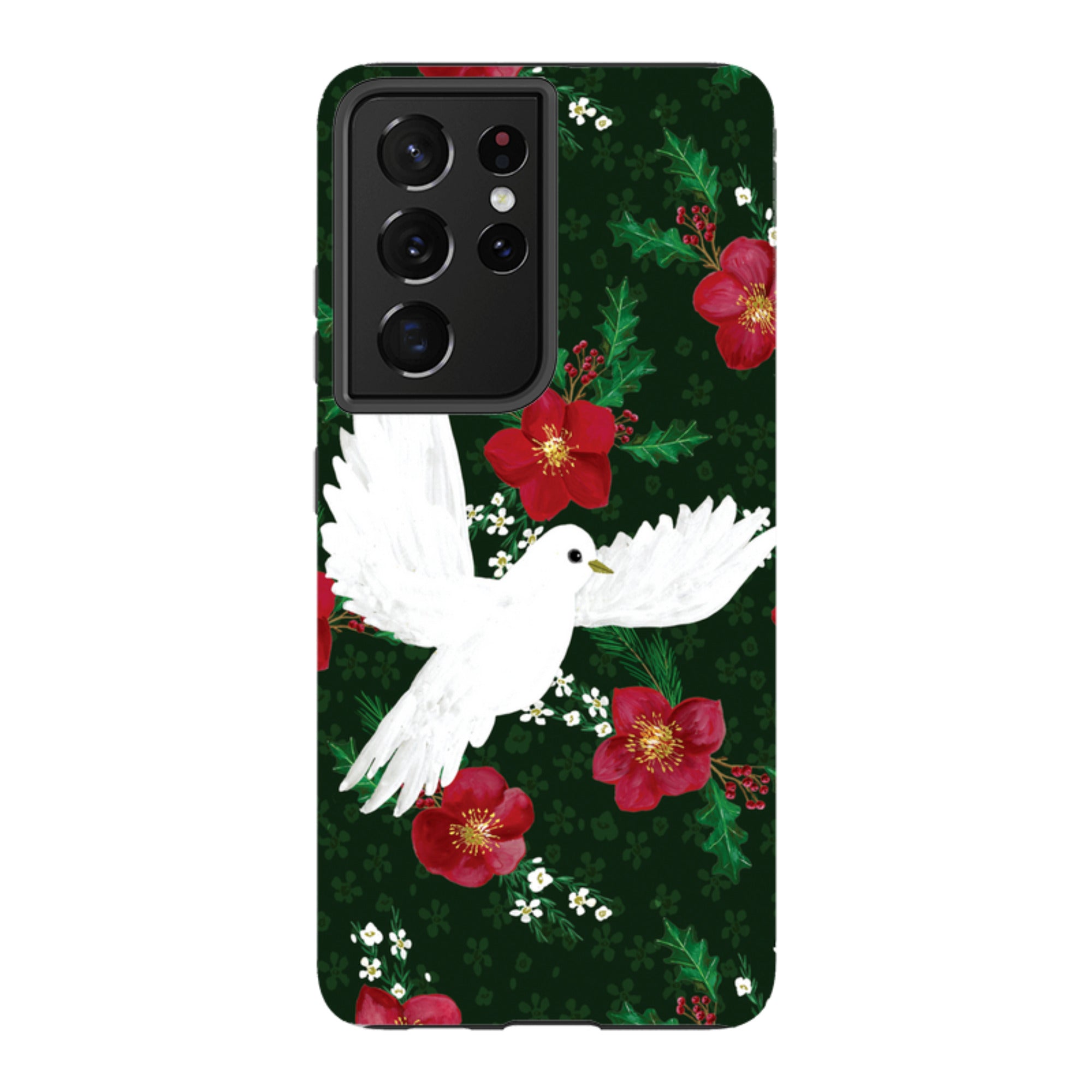 Samsung Tough Case - Dove and Floral By Abby Jacobs