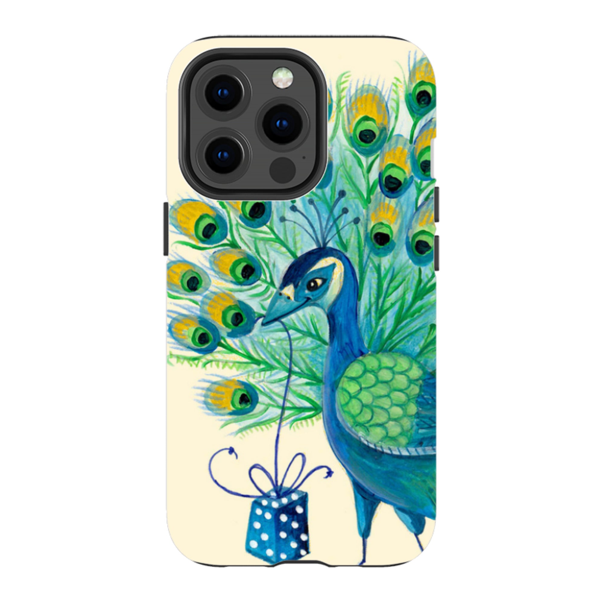 iPhone MagSafe Tough Case -  Peacock Present By Caroline Bonne Muller