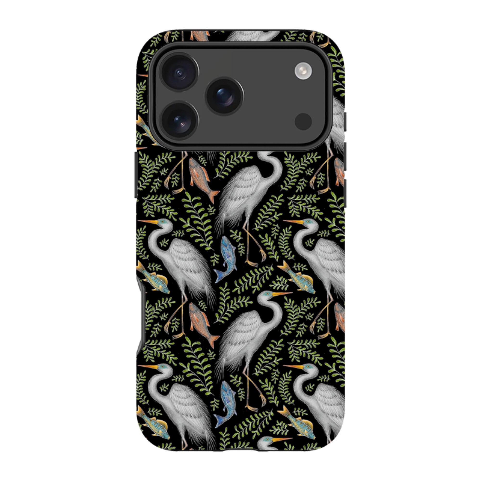 iPhone MagSafe Tough Case -  Egret Pattern By Catherine Rowe