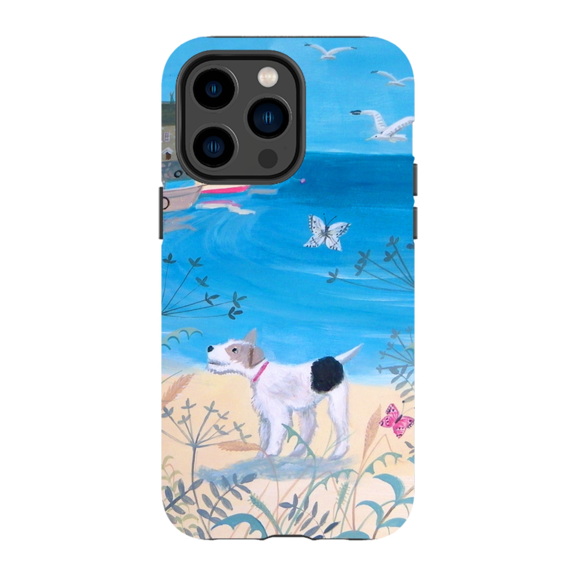 iPhone Tough Case - Seaside Dog By Mary Stubberfield