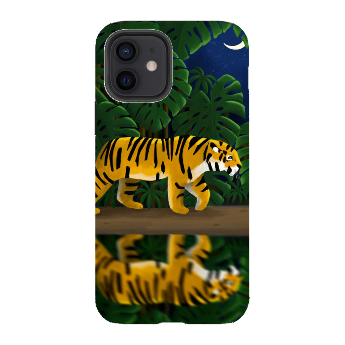 iPhone Tough Case - Tiger Night By Bex Parkin