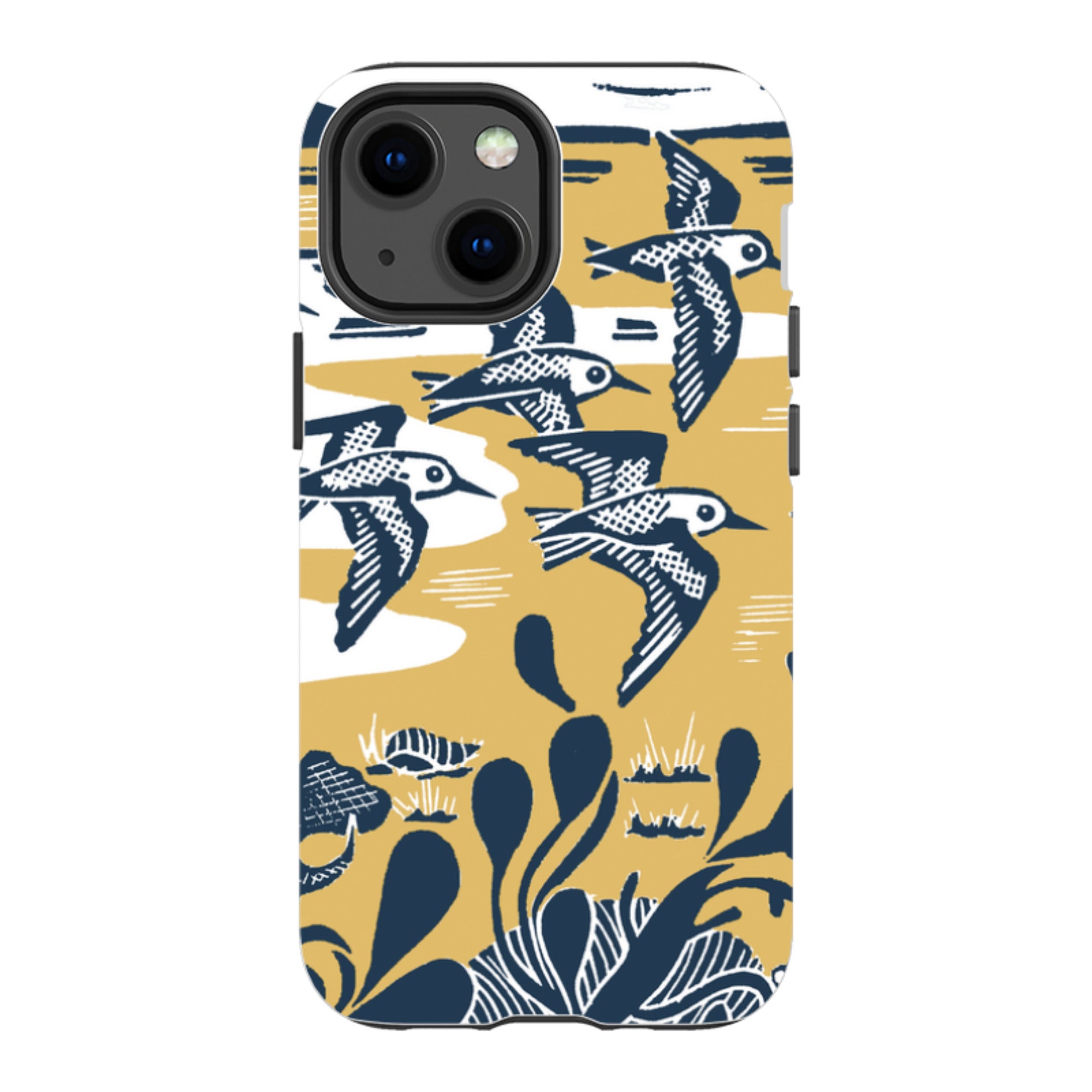 iPhone Tough Case - Sanderlings At The Shore By Kate Heiss