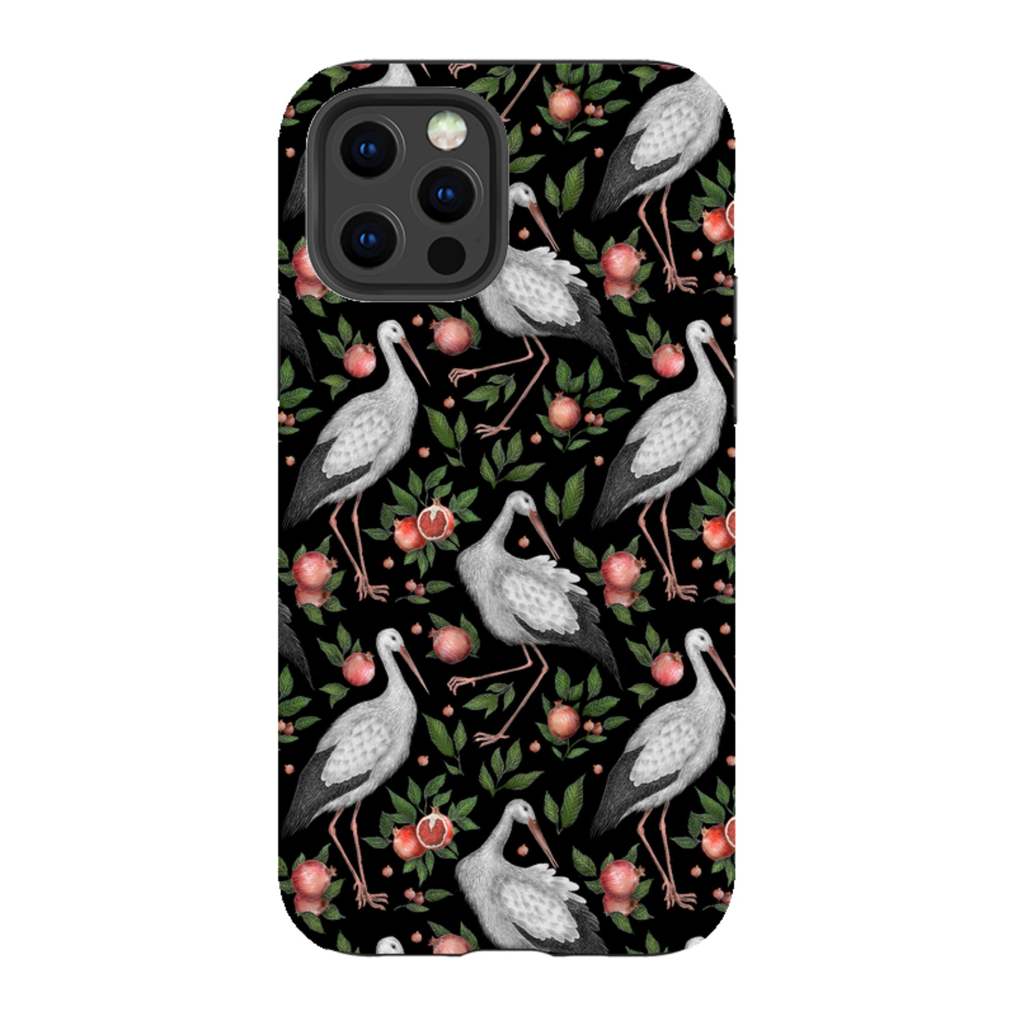 iPhone Tough Case - Stork Pattern By Catherine Rowe
