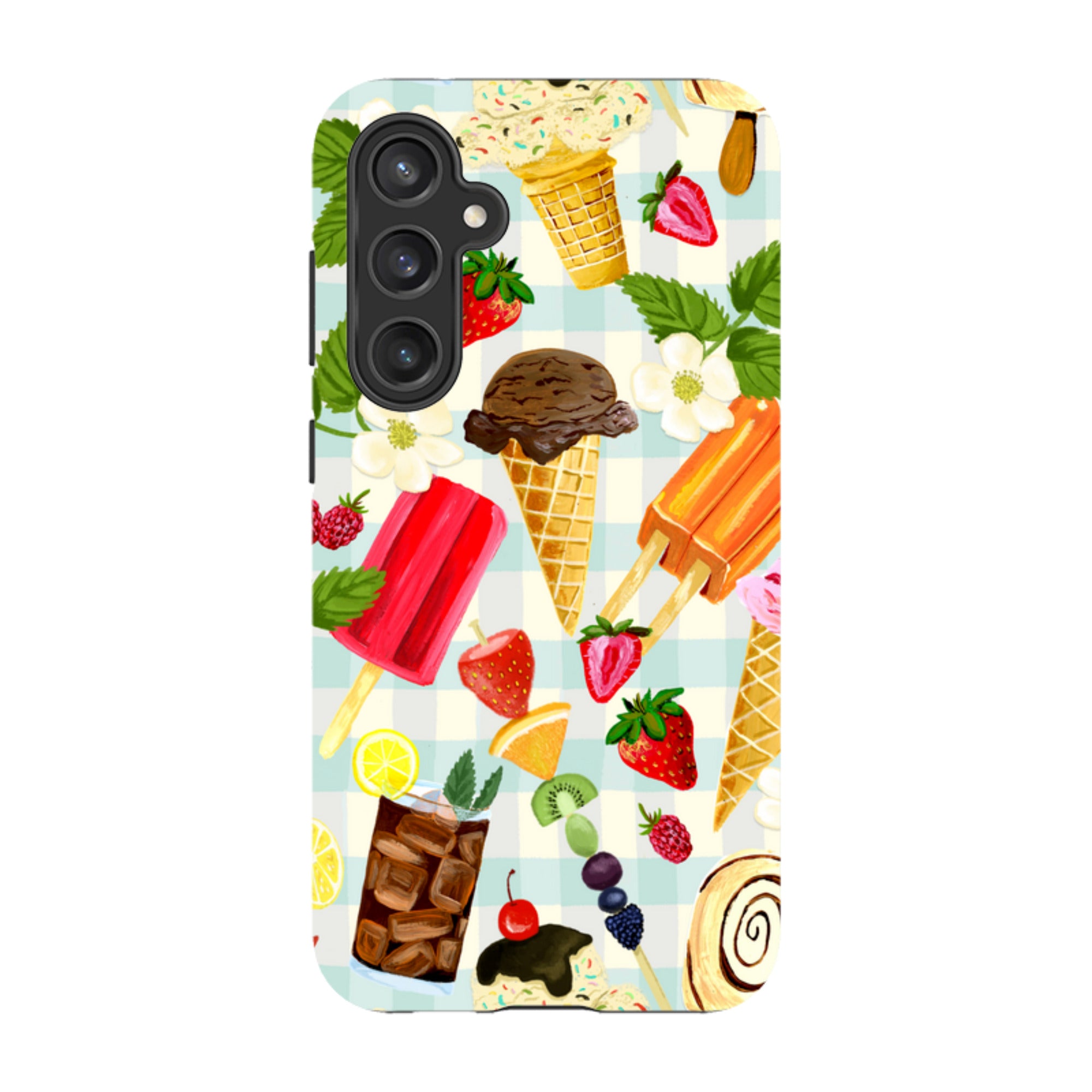 Samsung Tough Case - Ice Floral By Abby Jacobs