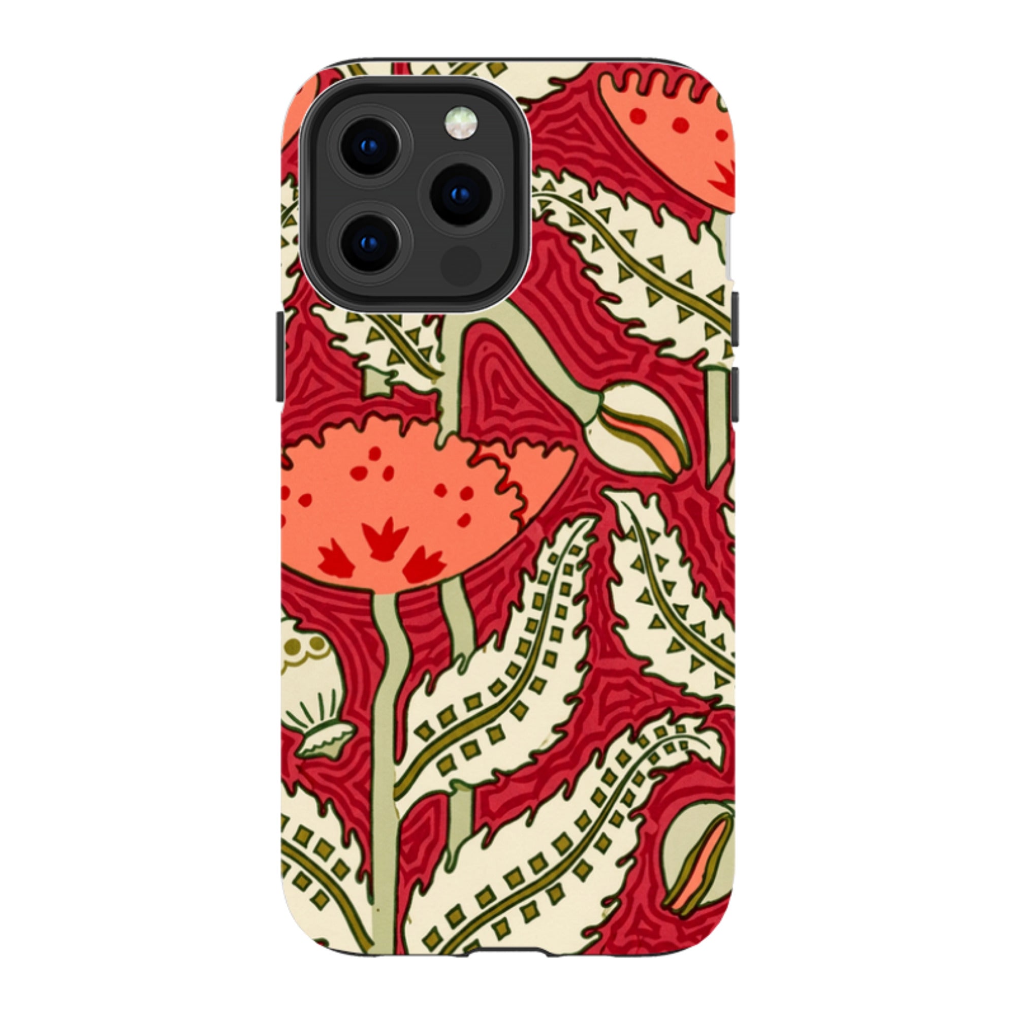 iPhone Tough Case - William Morris Red Floral