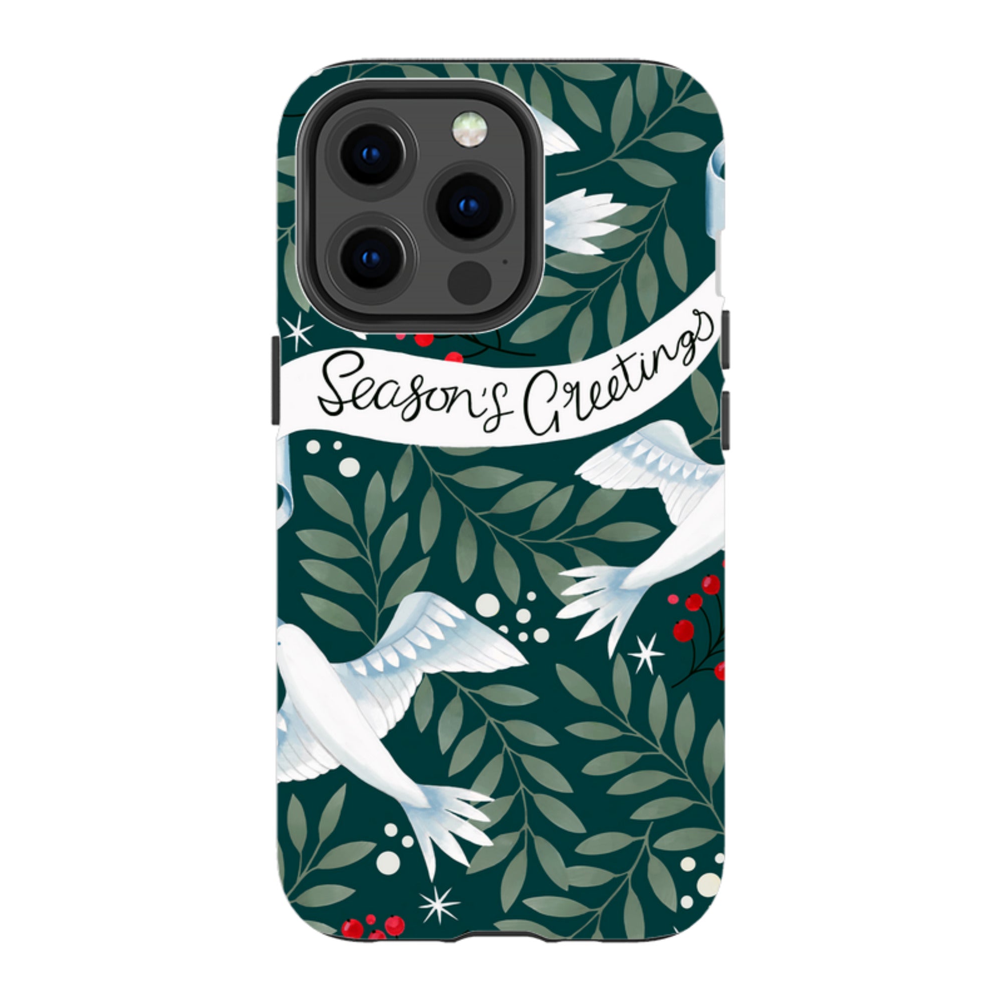 iPhone Tough Case - Seasons Greetings By Bex Parkin