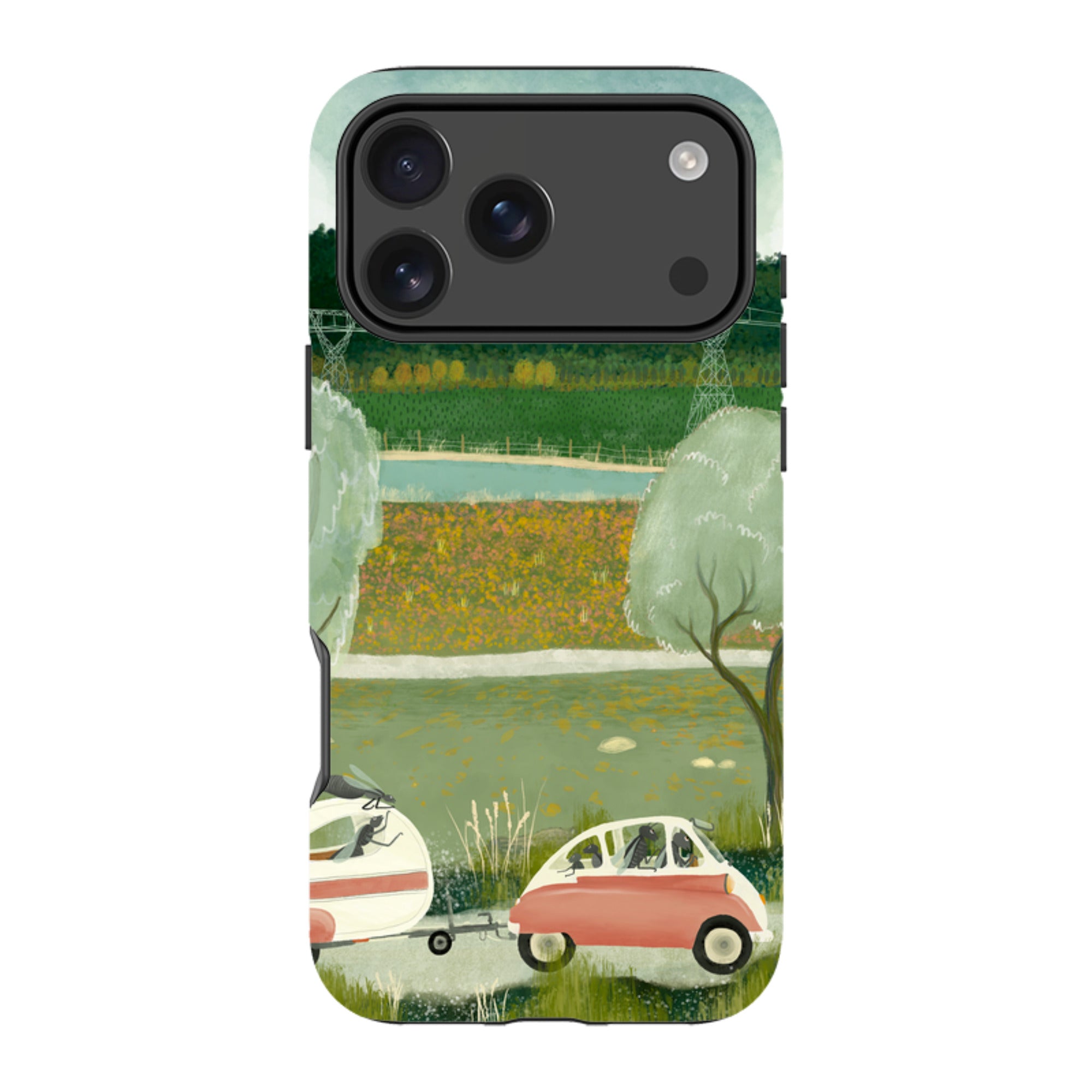 iPhone Tough Case - Happy Holidays-1 By Katherine Quinn