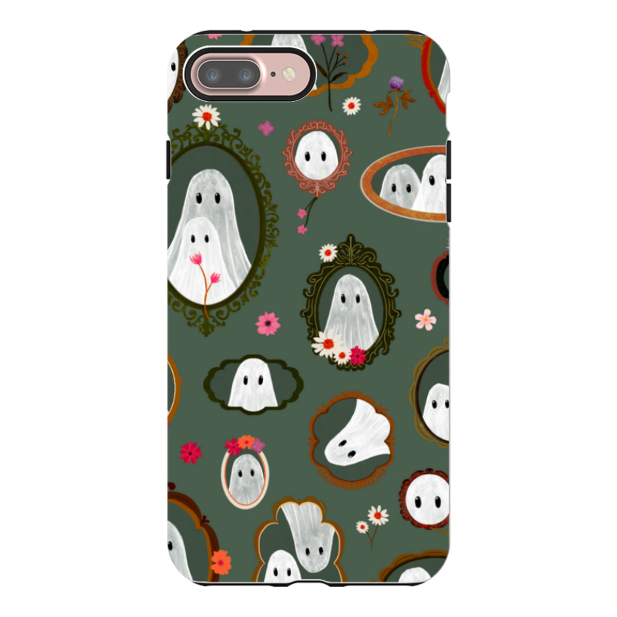 iPhone Tough Case - Framed Ghosts - Pine By Katherine Quinn