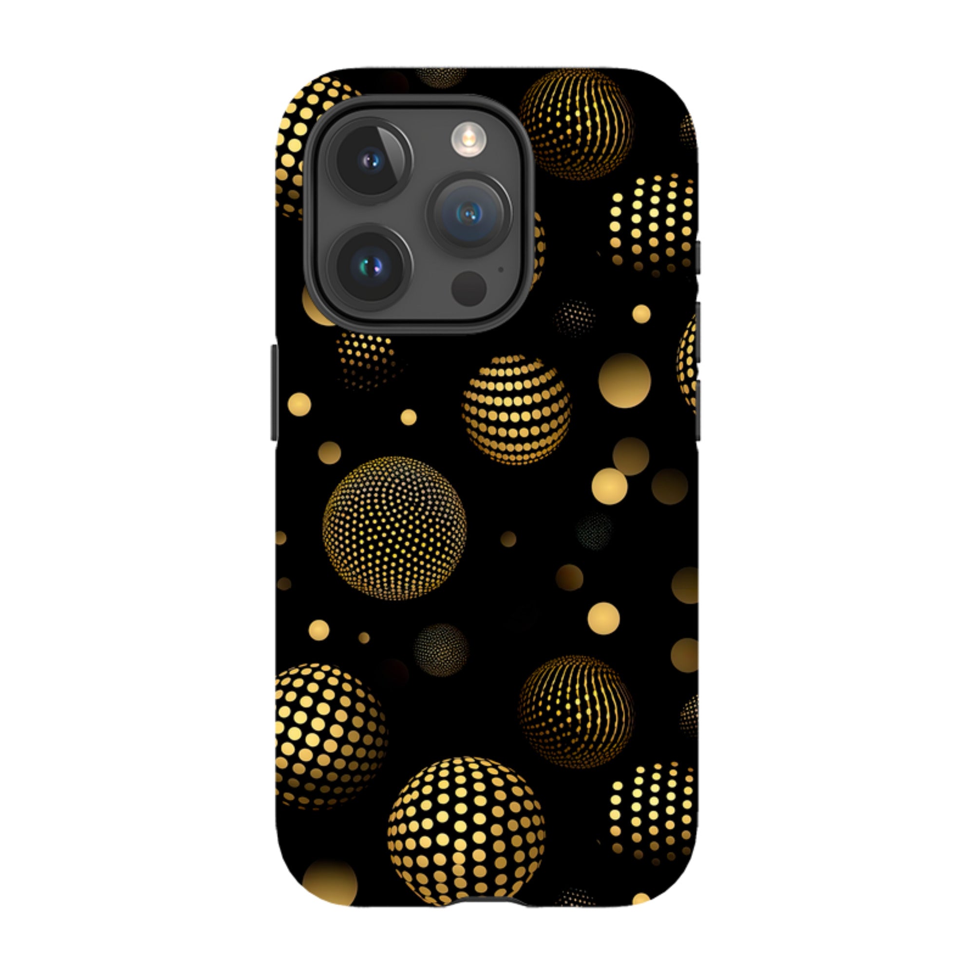 iPhone MagSafe Tough Case - Dark Polka