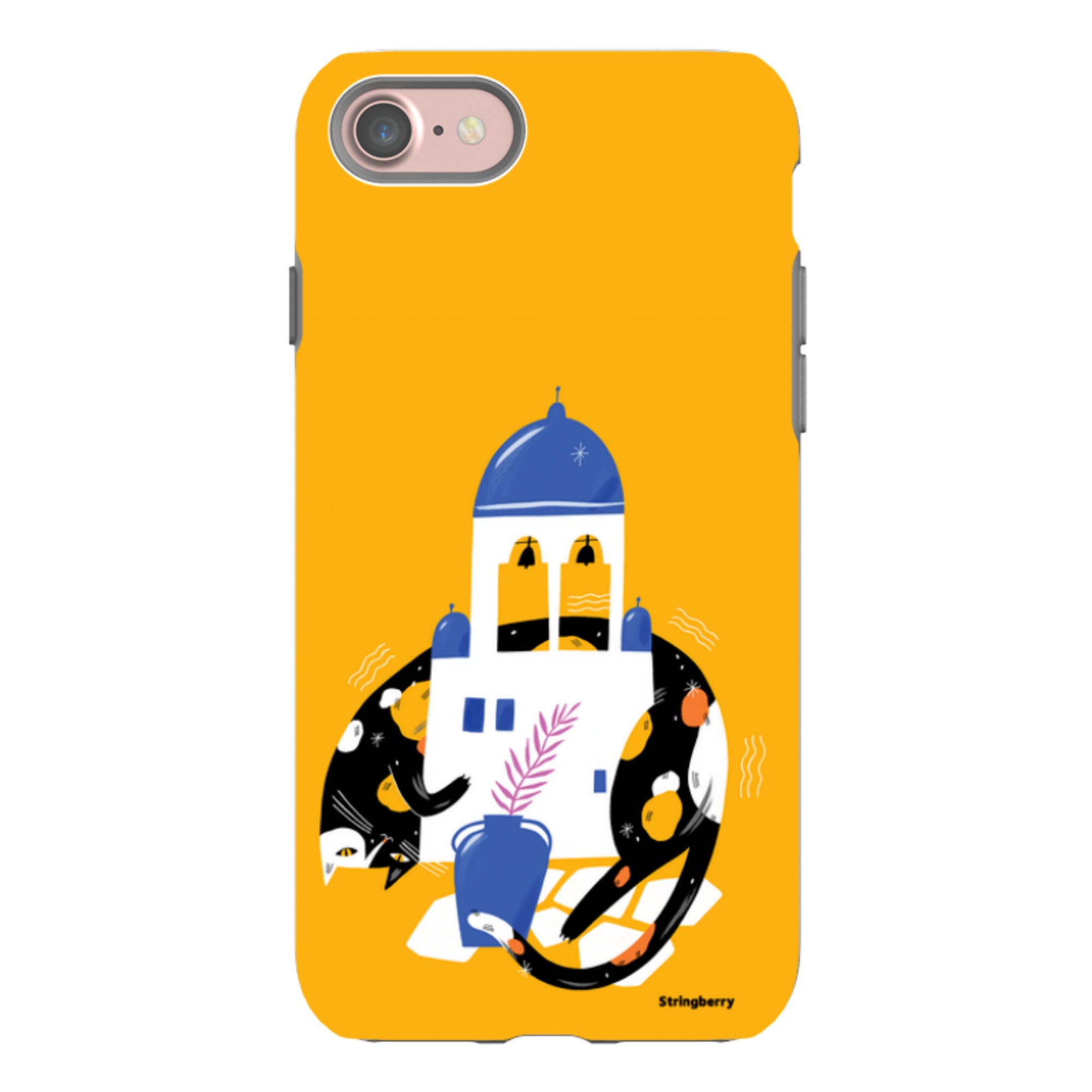 iPhone Tough Case - Calico By Madalina Andronic