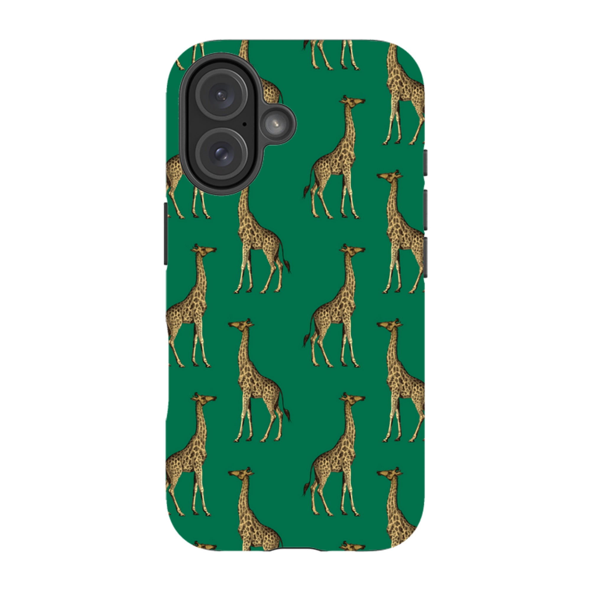 iPhone MagSafe Tough Case - Giraffe On Green