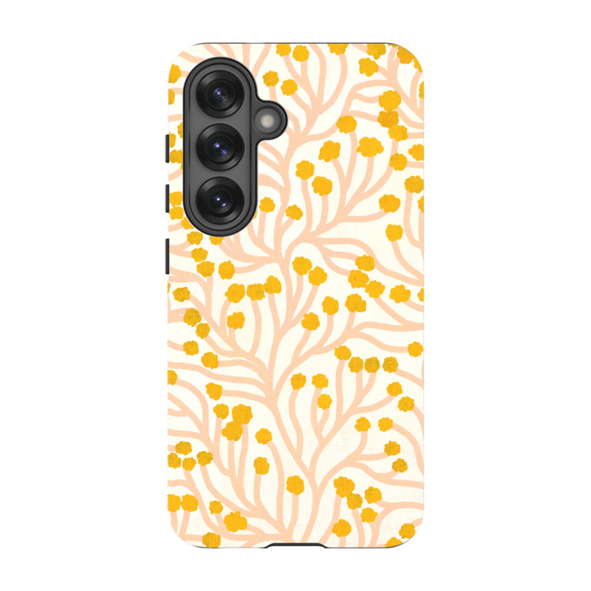 Samsung Tough Case - Vine Pink and Ochre By Katherine Quinn