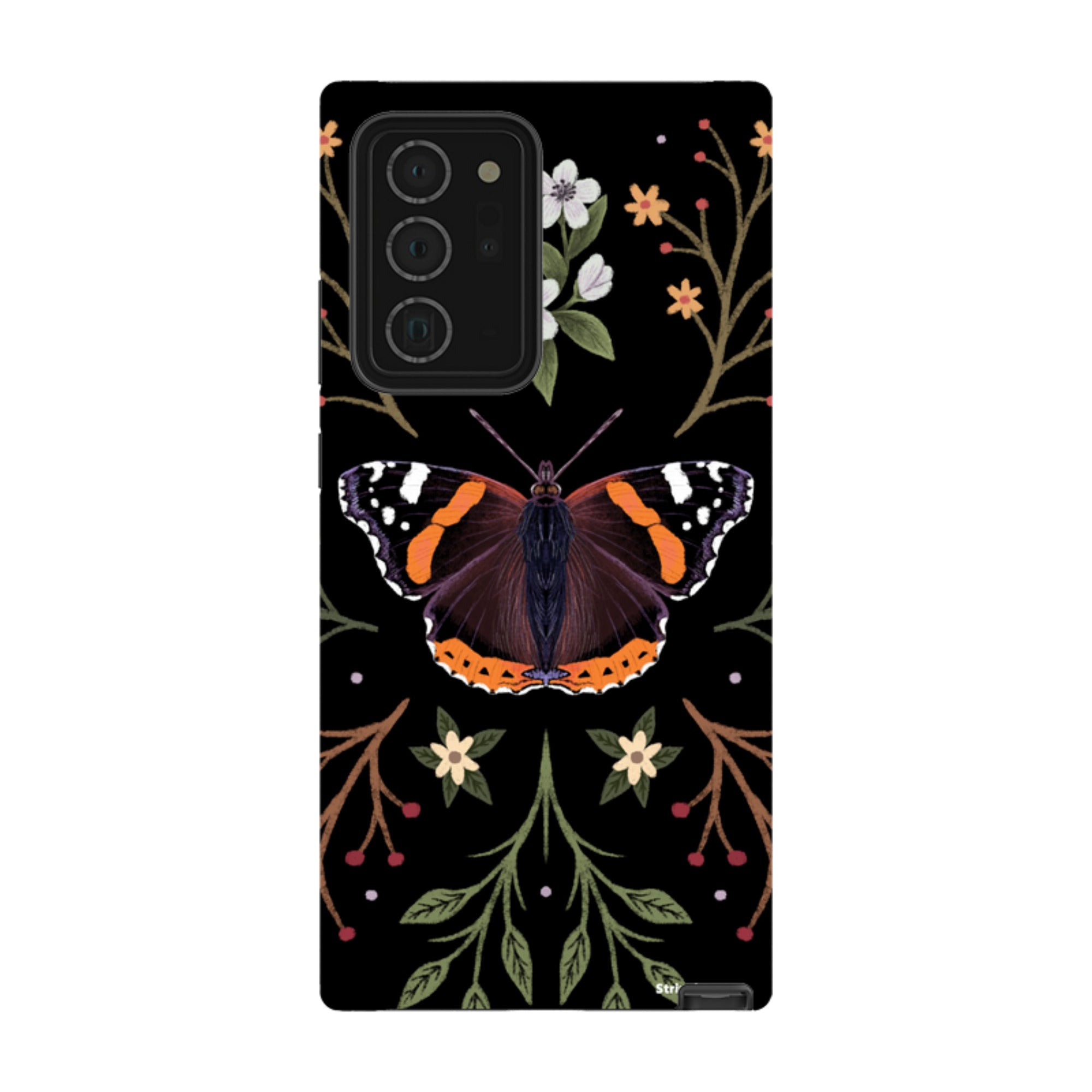 Samsung Tough Case - Red Admiral Butterfly By Anna Stead