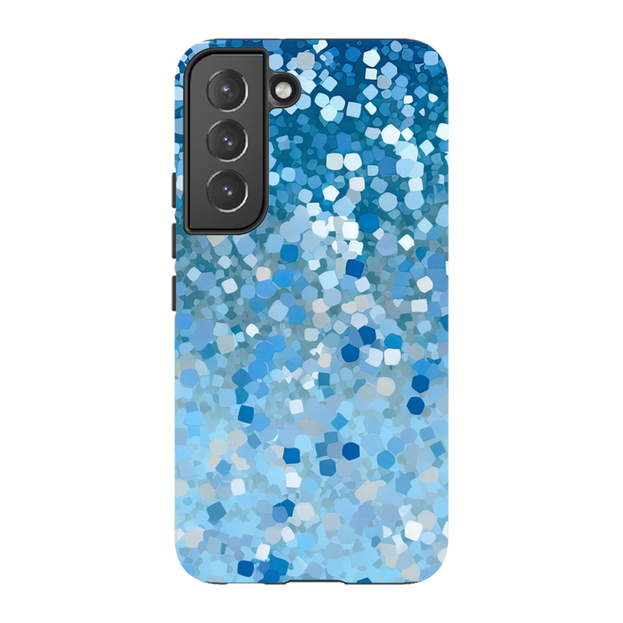 Samsung Tough Case - Blue Glitter II (Case Does Not Glitter)