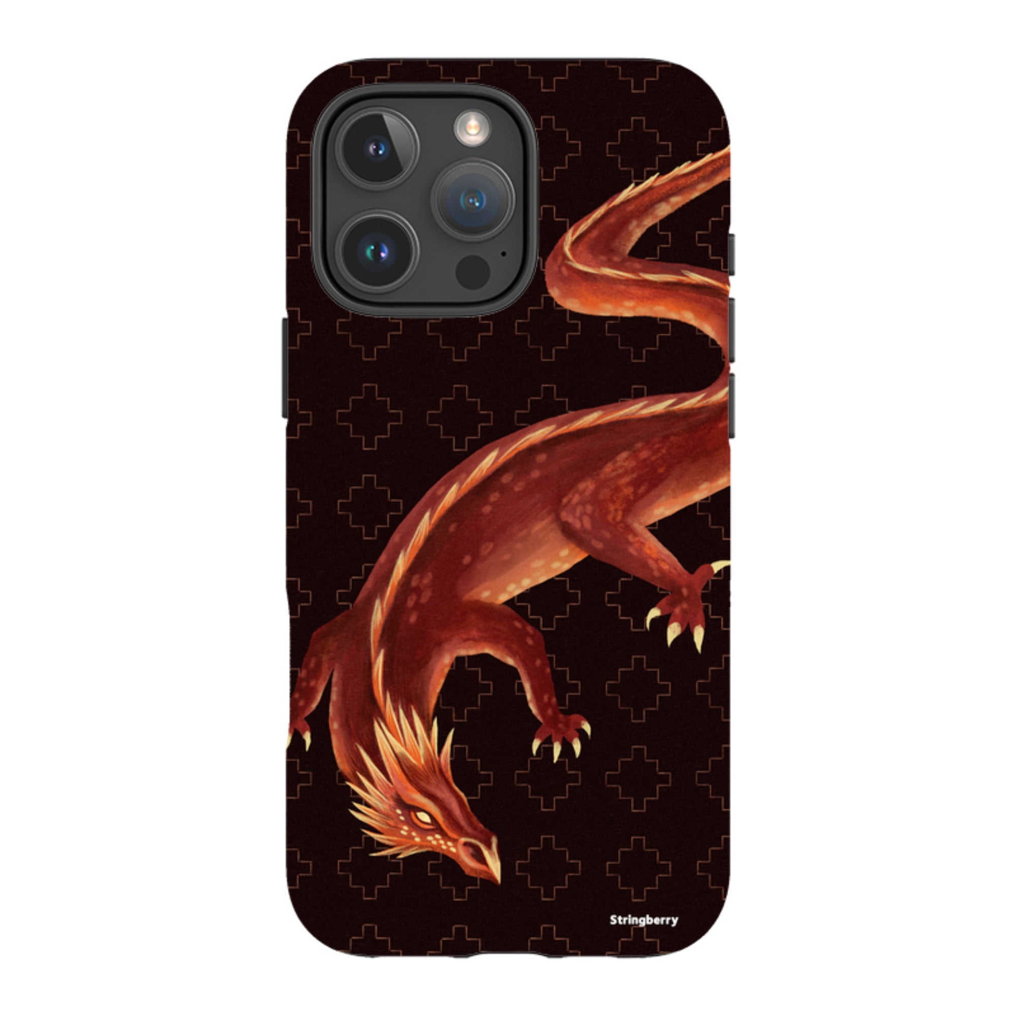 iPhone Tough Case - Beowulf Dragon By Anna Stead