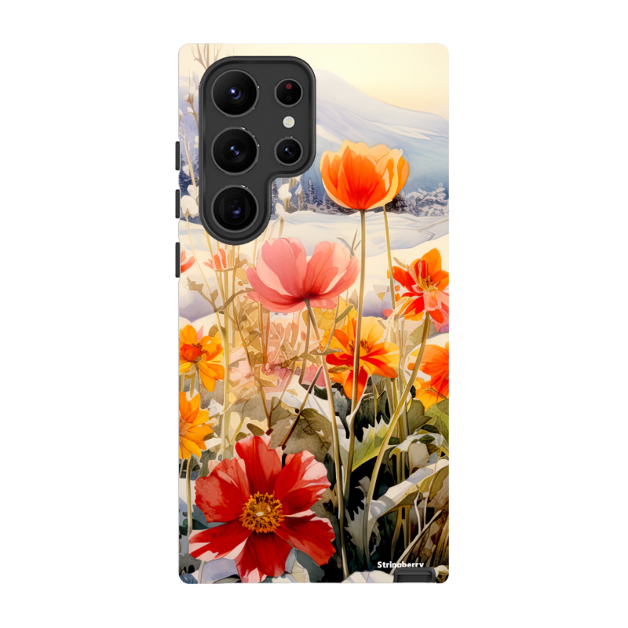 Samsung Tough Case - Winter Wild Flowers II