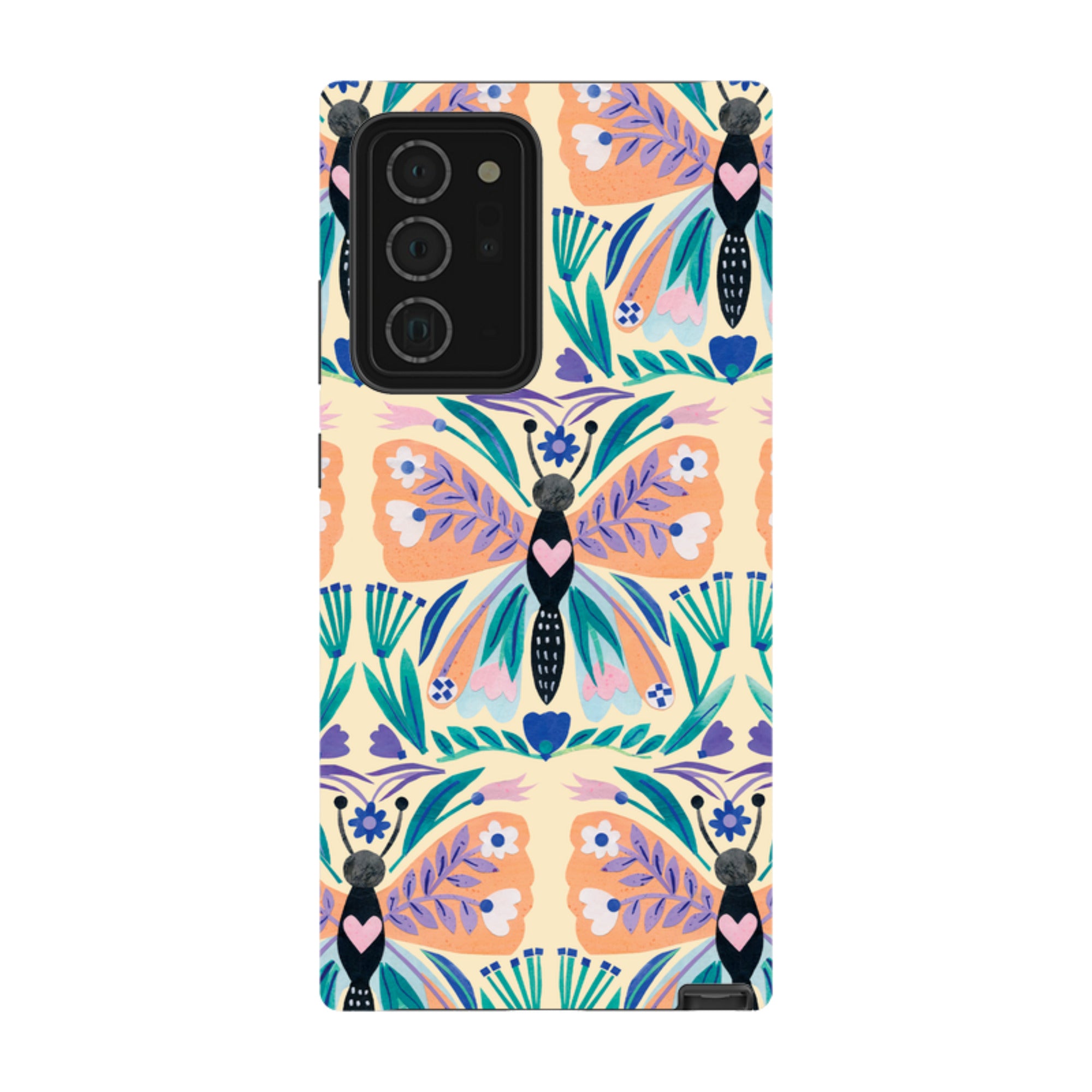 Samsung Tough Case - All Over Butterfly By Tracey English