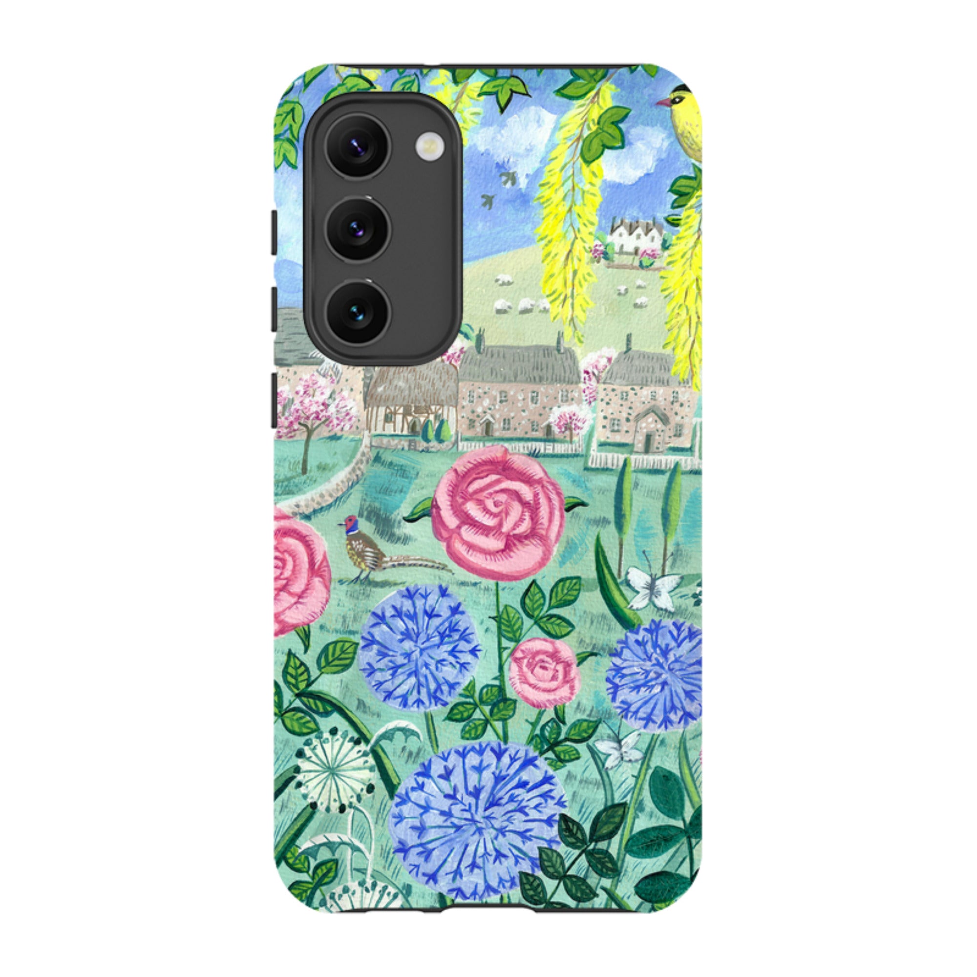 Samsung Tough Case - Village Floral By Mary Stubberfield