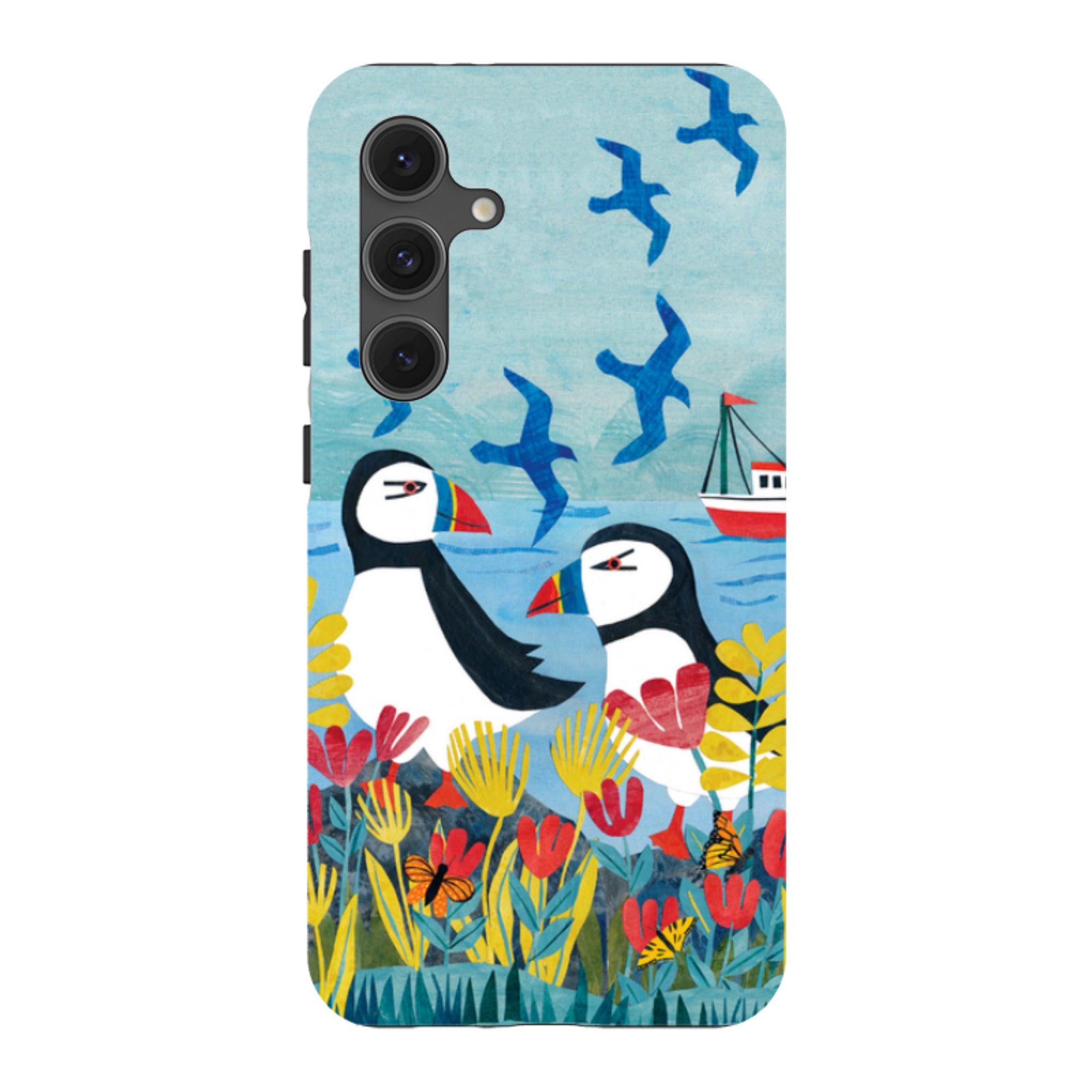 Samsung Tough  Case - Puffins By Tracey English