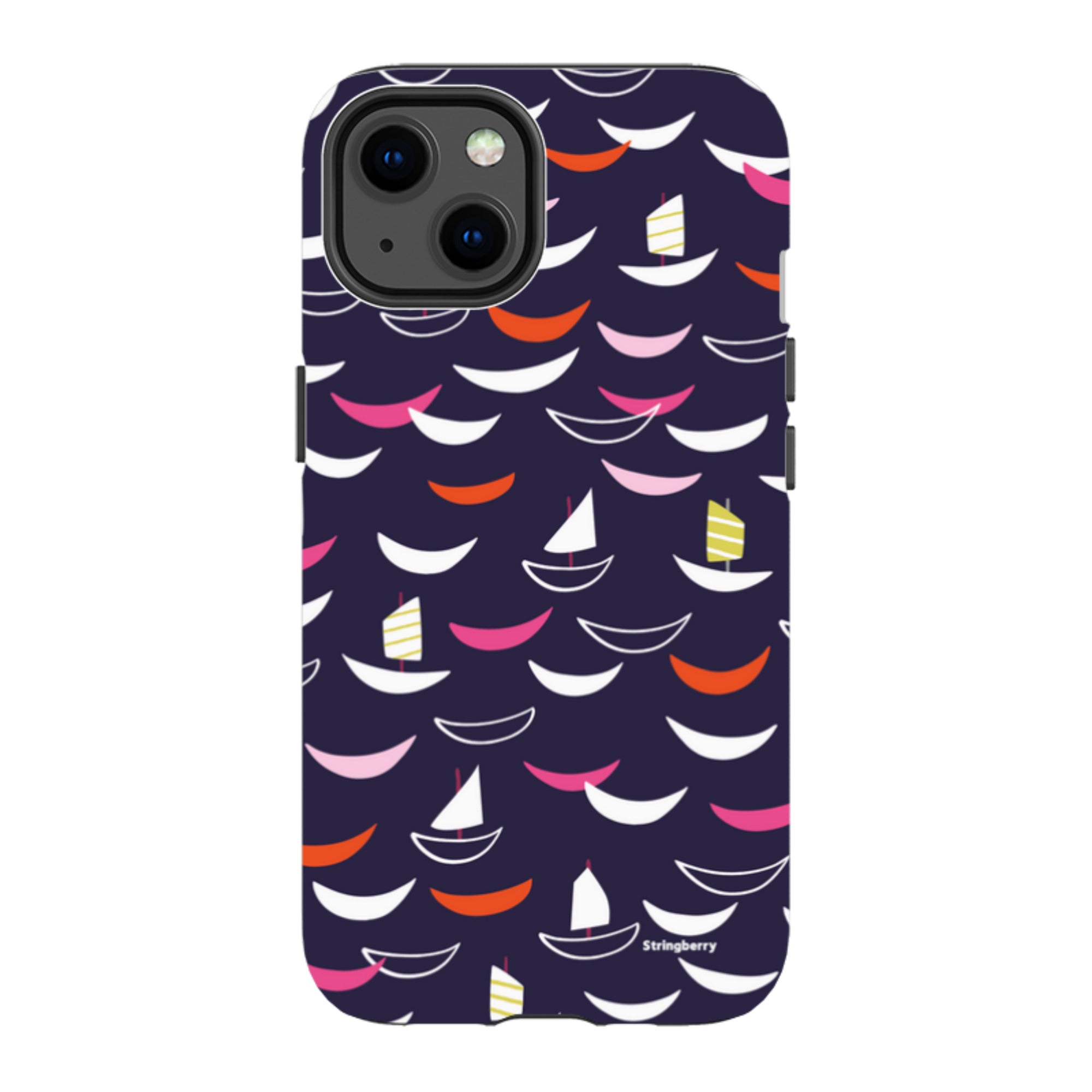 iPhone Tough Case - Little Boats By Ali Brookes