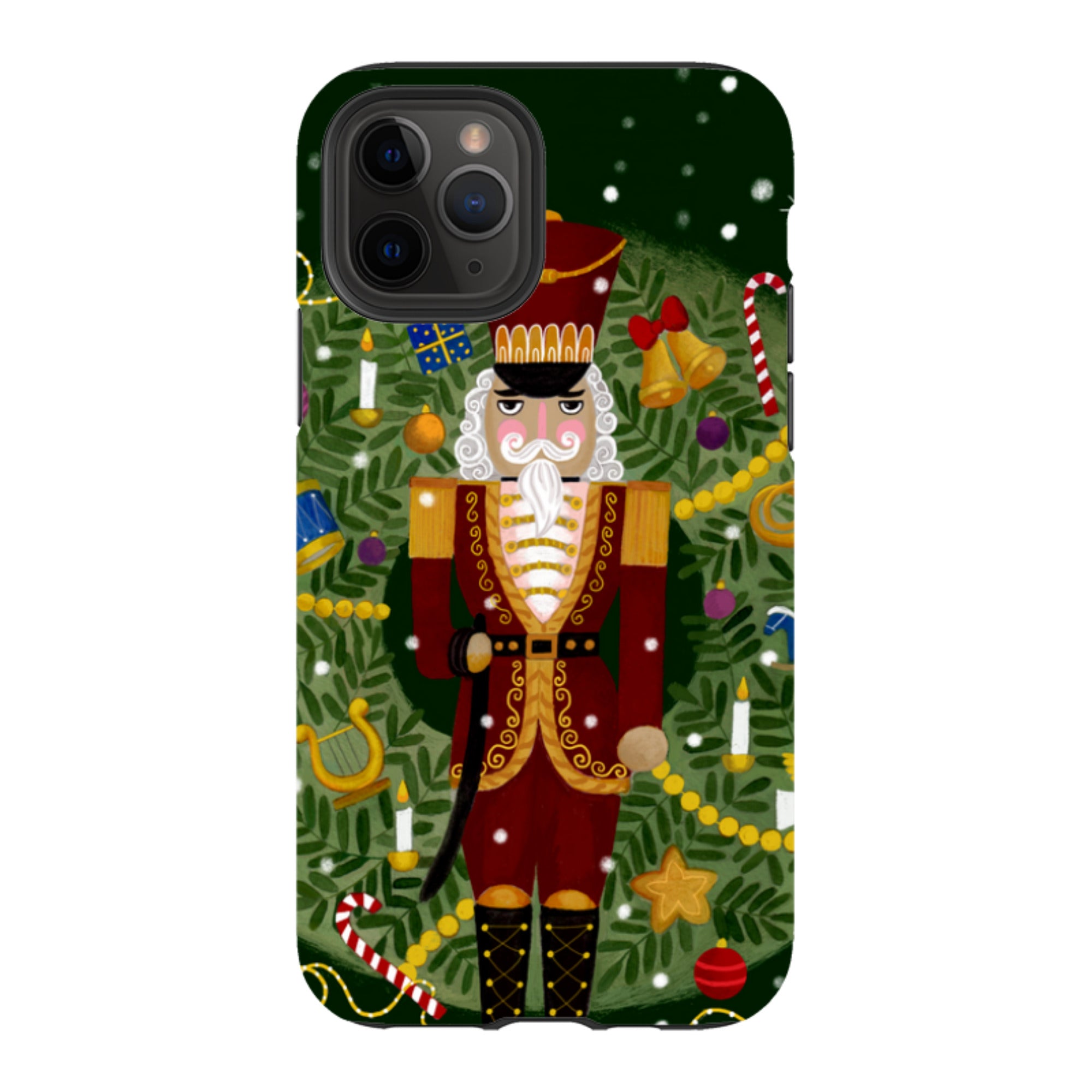 iPhone Tough Case - Red Nutcracker By Bex Parkin