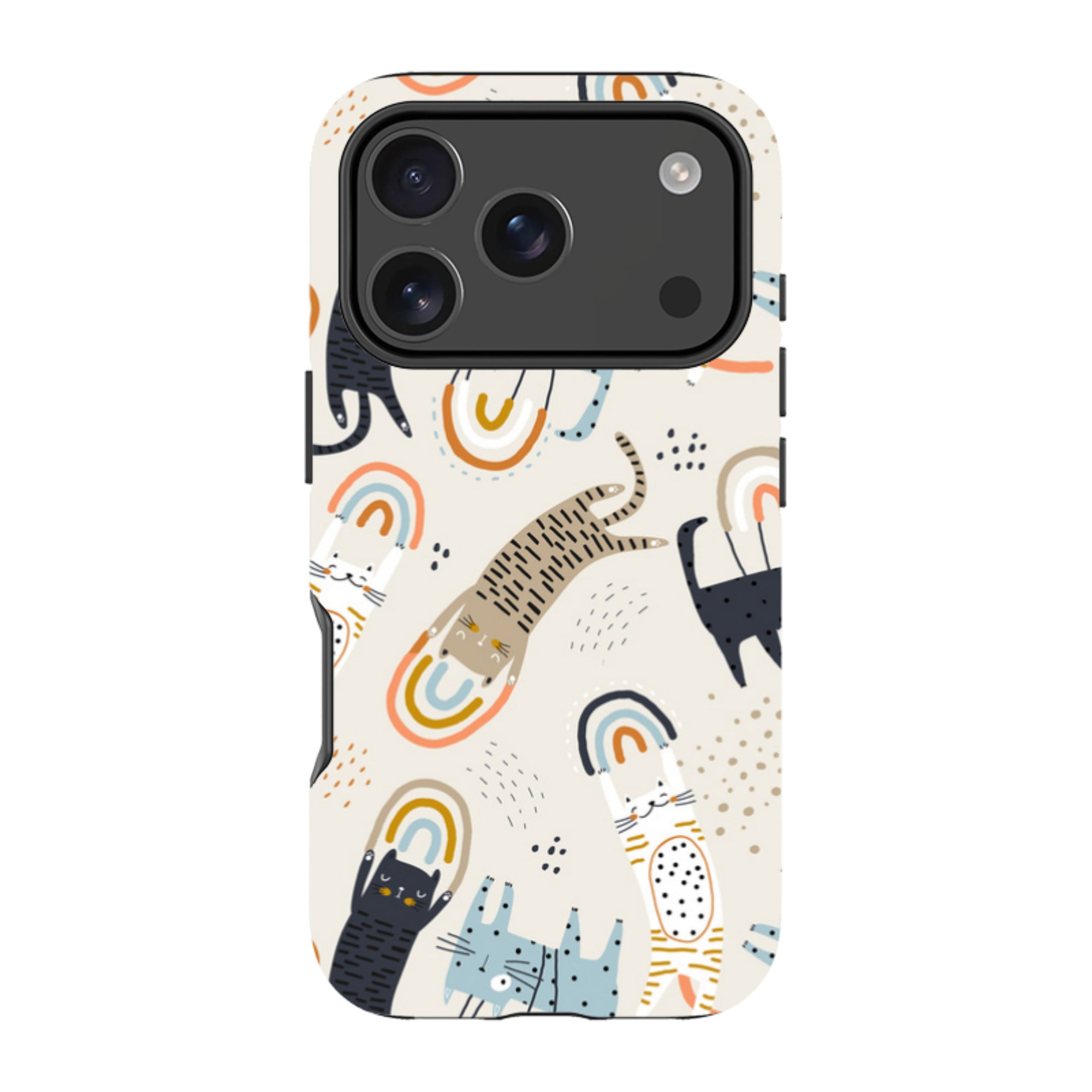 iPhone MagSafe Tough Case - Rainbow Cats