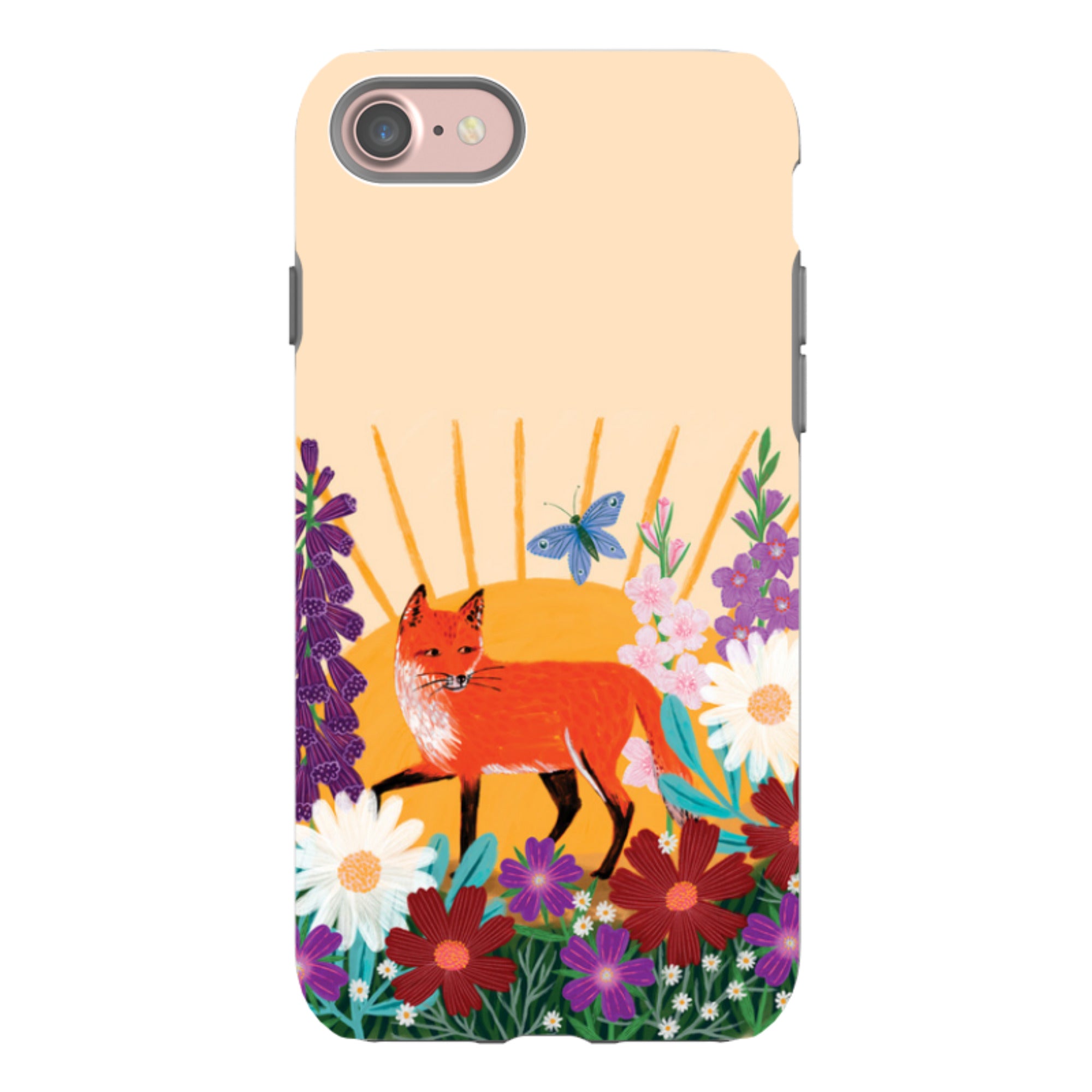 iPhone Tough Case - Summer Fox By Lee Foster Wilson