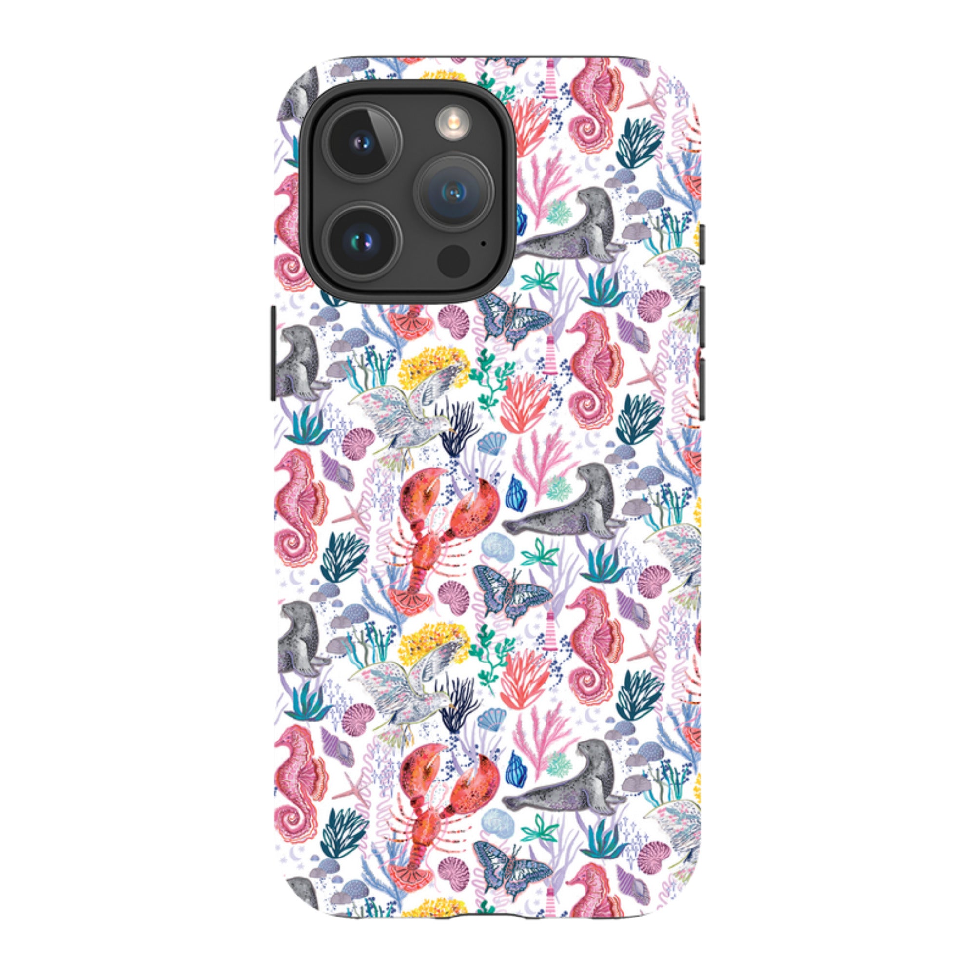 iPhone Case - Coastline Pattern-B By Emma Frances Grant
