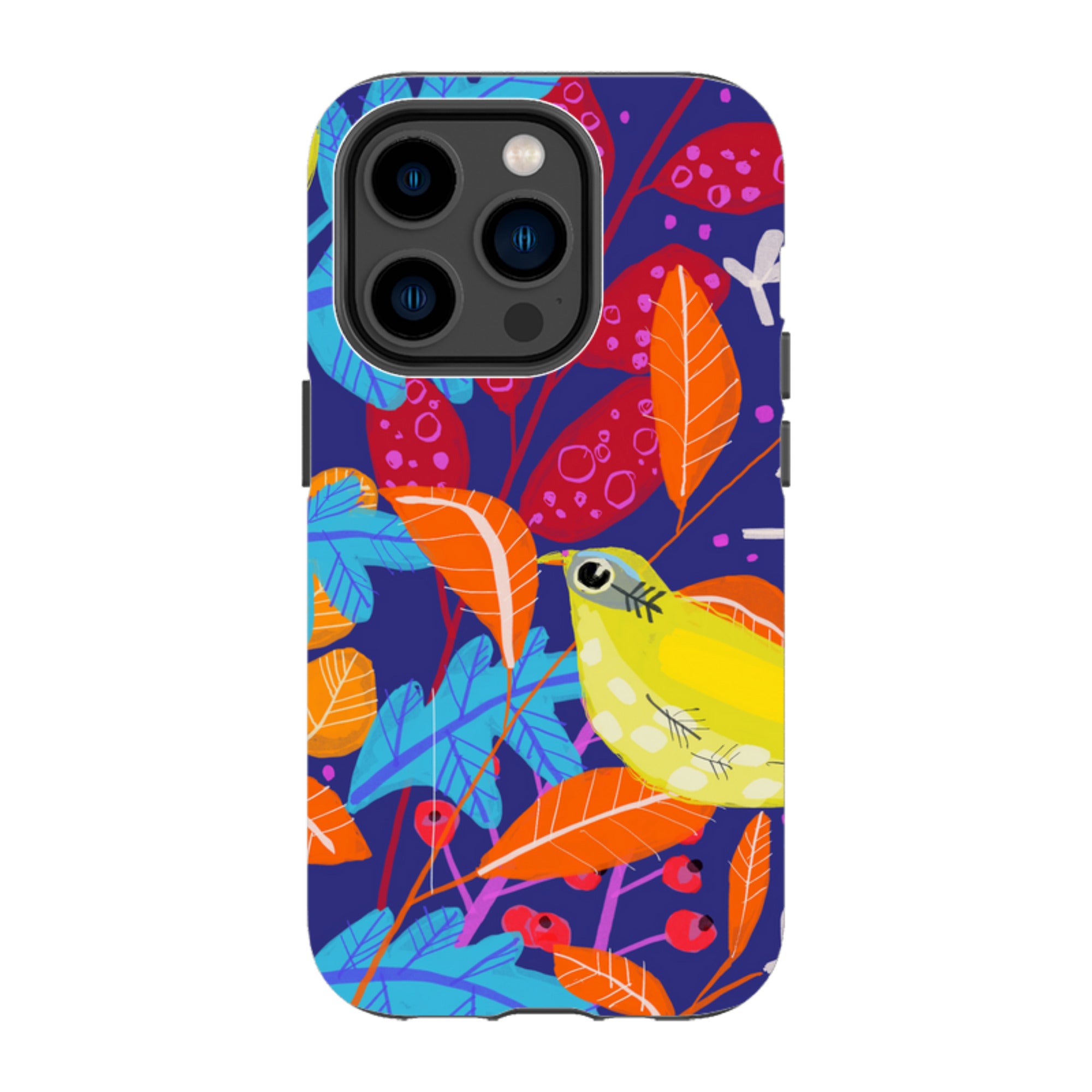 iPhone MagSafe Tough Case -  Yellow Bird By Claire West