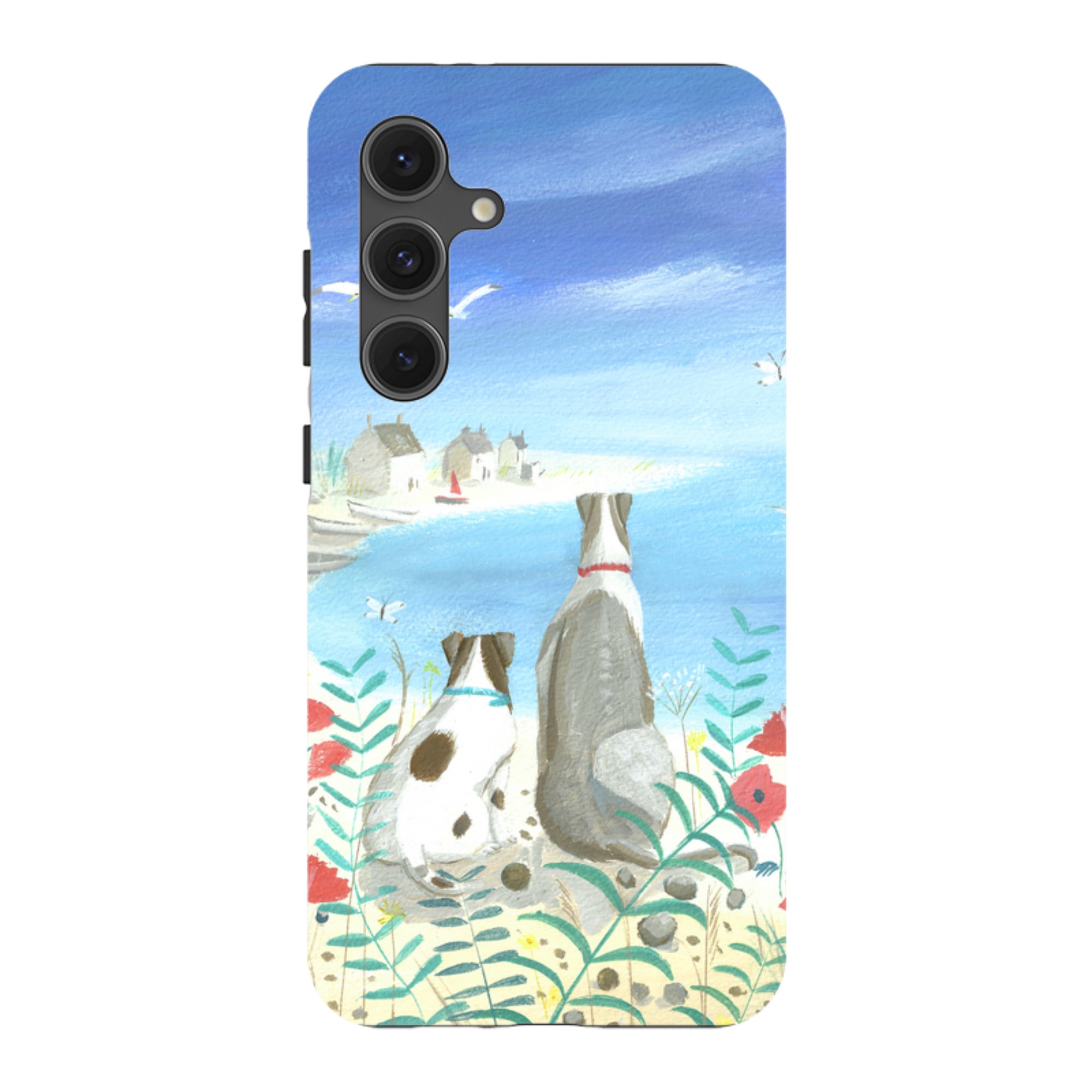 Samsung Tough Case - Beach Dogs By Mary Stubberfield