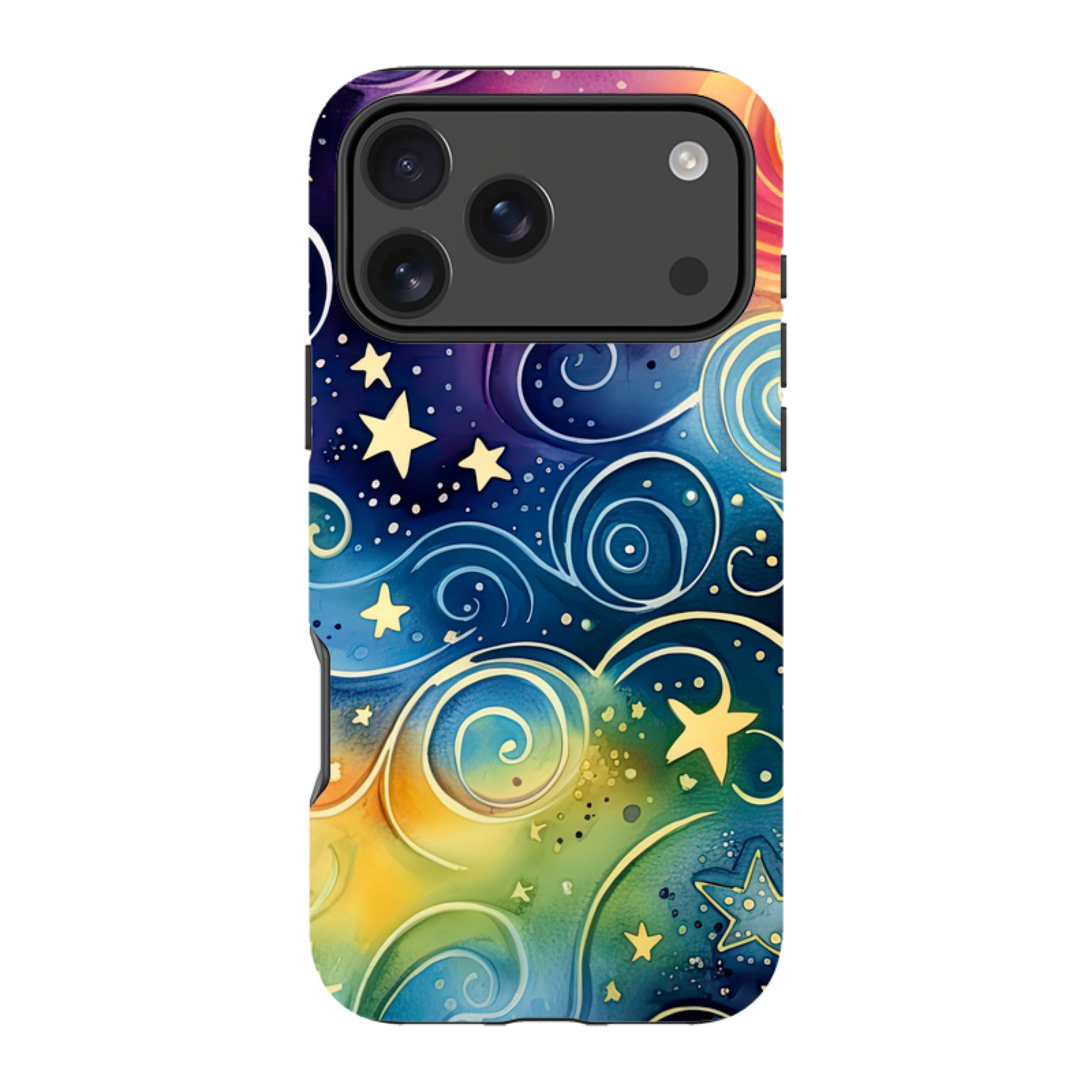 iPhone MagSafe Tough Case - Rainbow Stars
