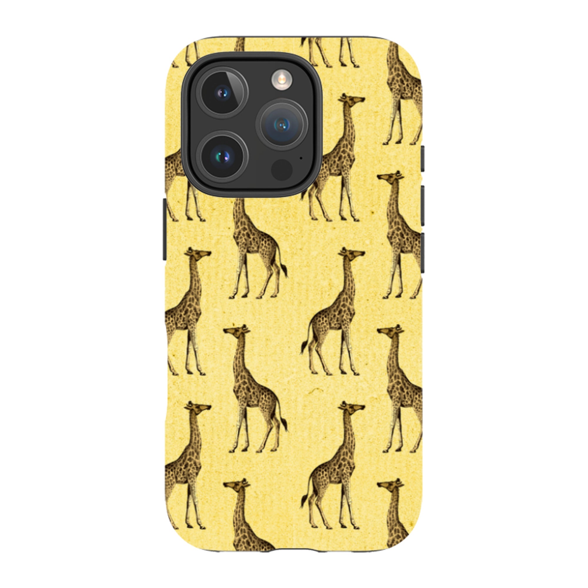 iPhone Tough Case - Yellow Giraffe