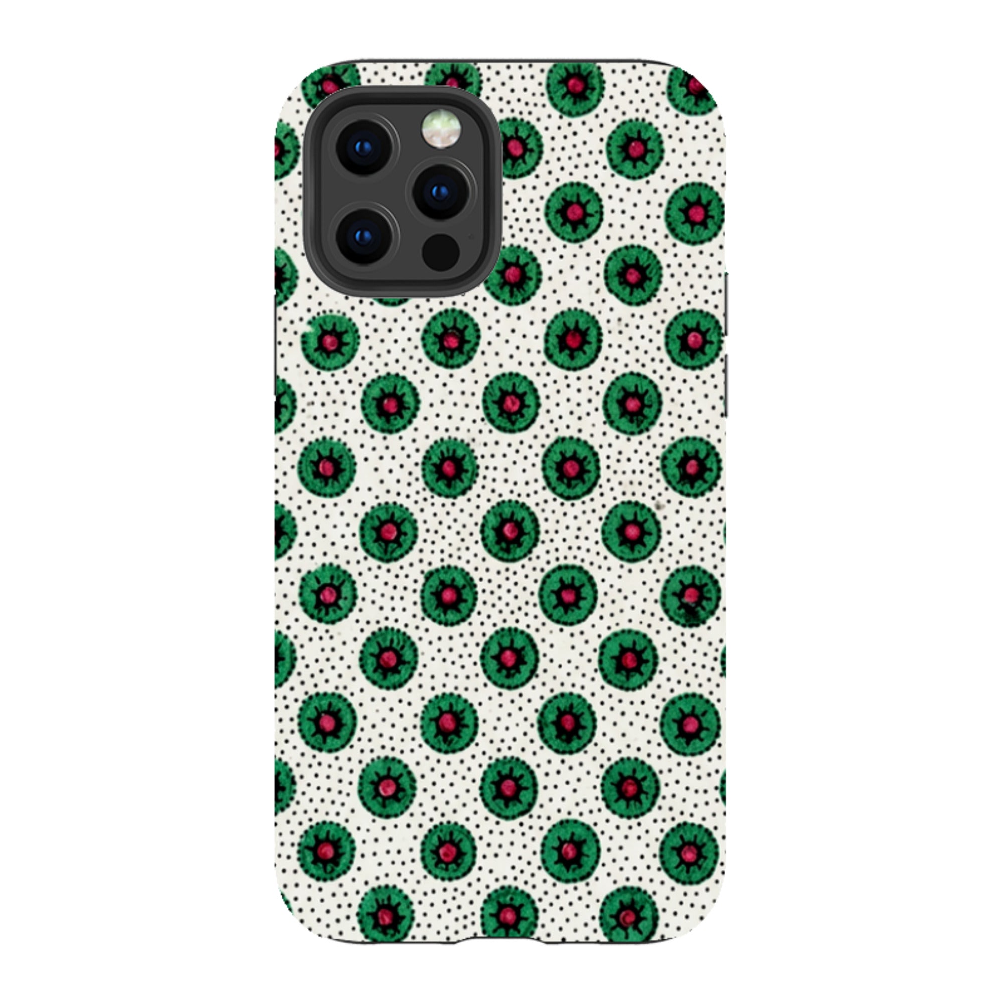 iPhone Tough Case - Green Medallion