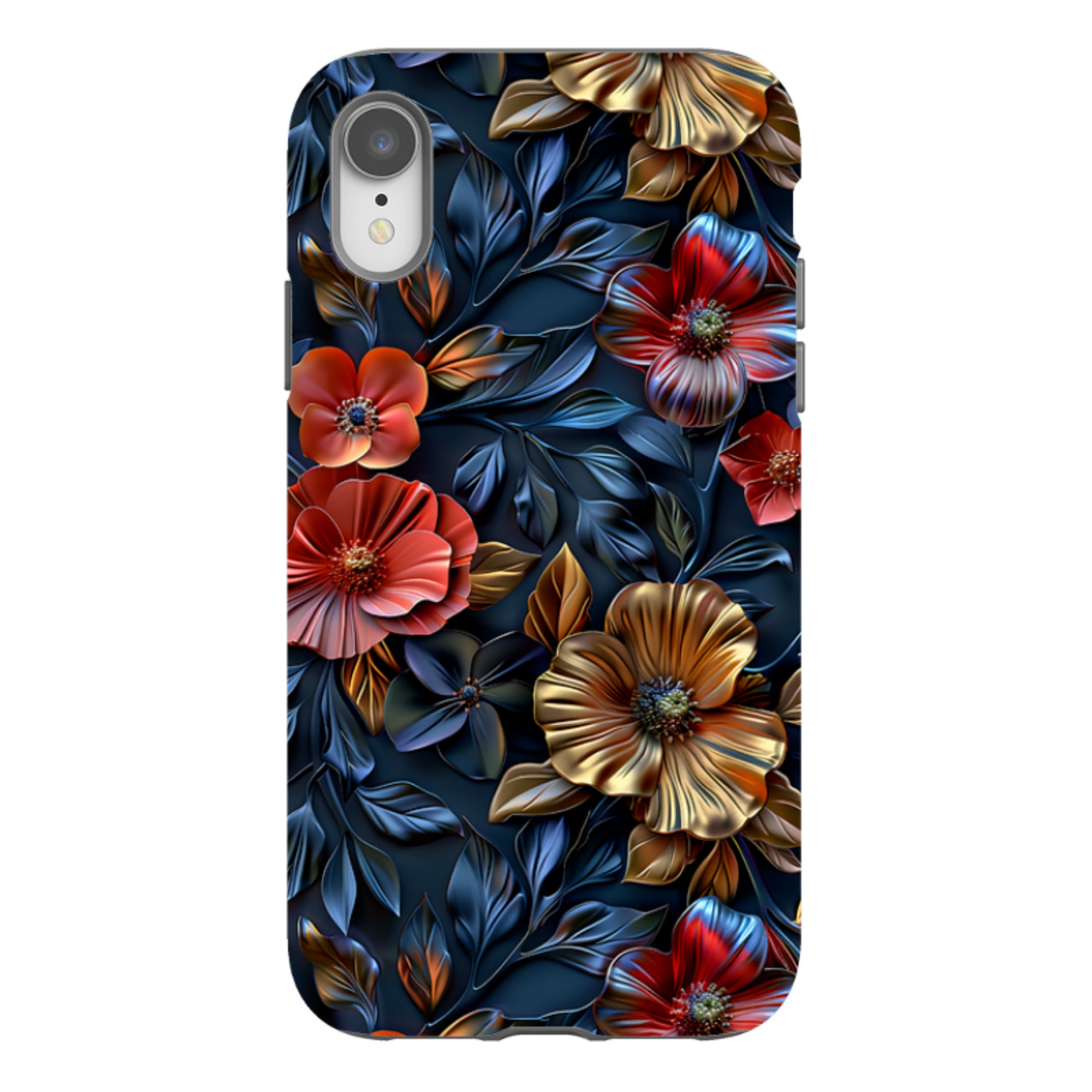 iPhone Tough Case -Cascade Floral