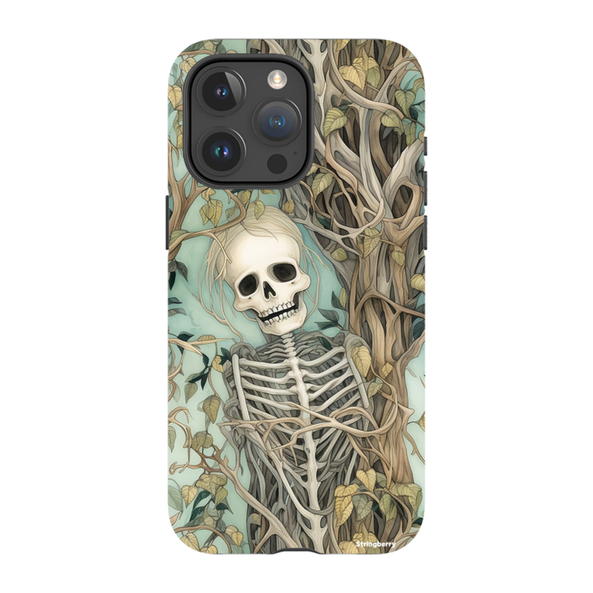 iPhone MagSafe Tough Case - Skeletal Floral