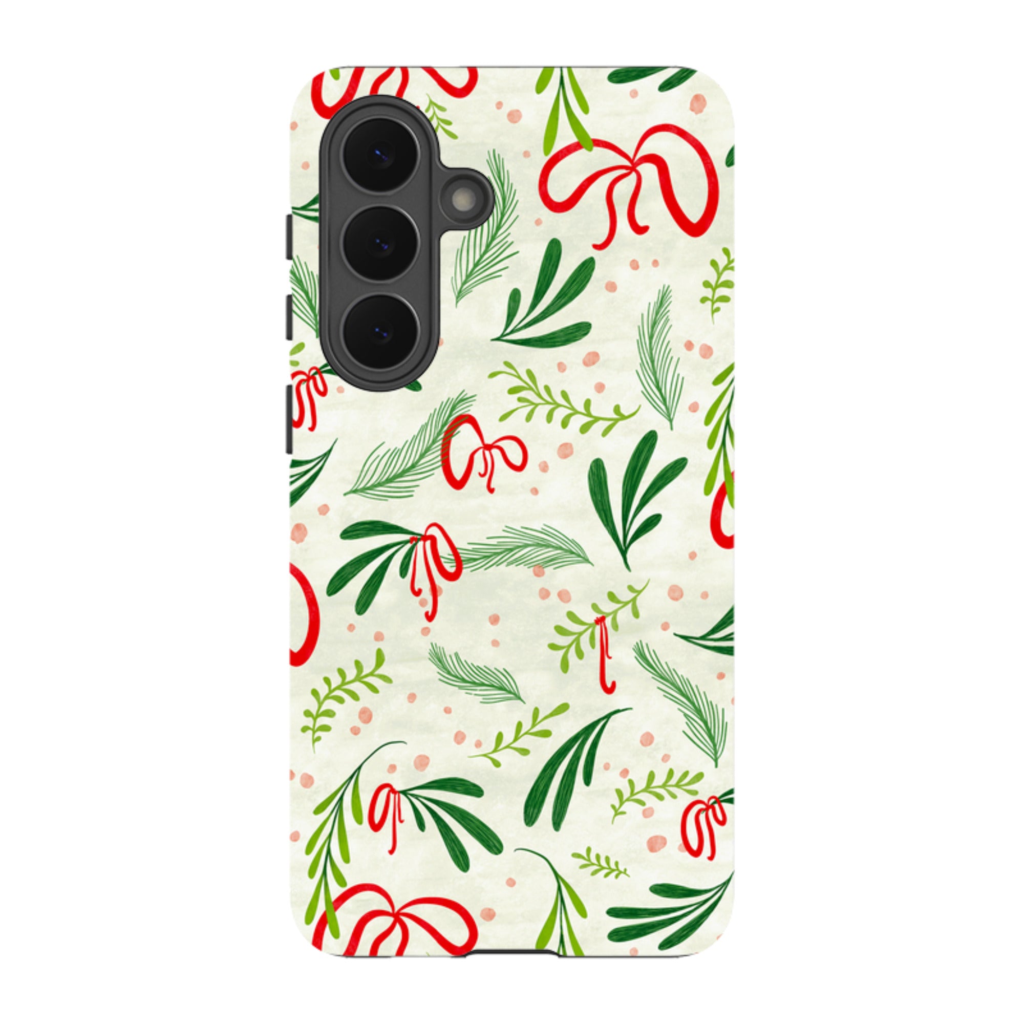 Samsung Tough Case - Christmas Bows By Katherine Quinn