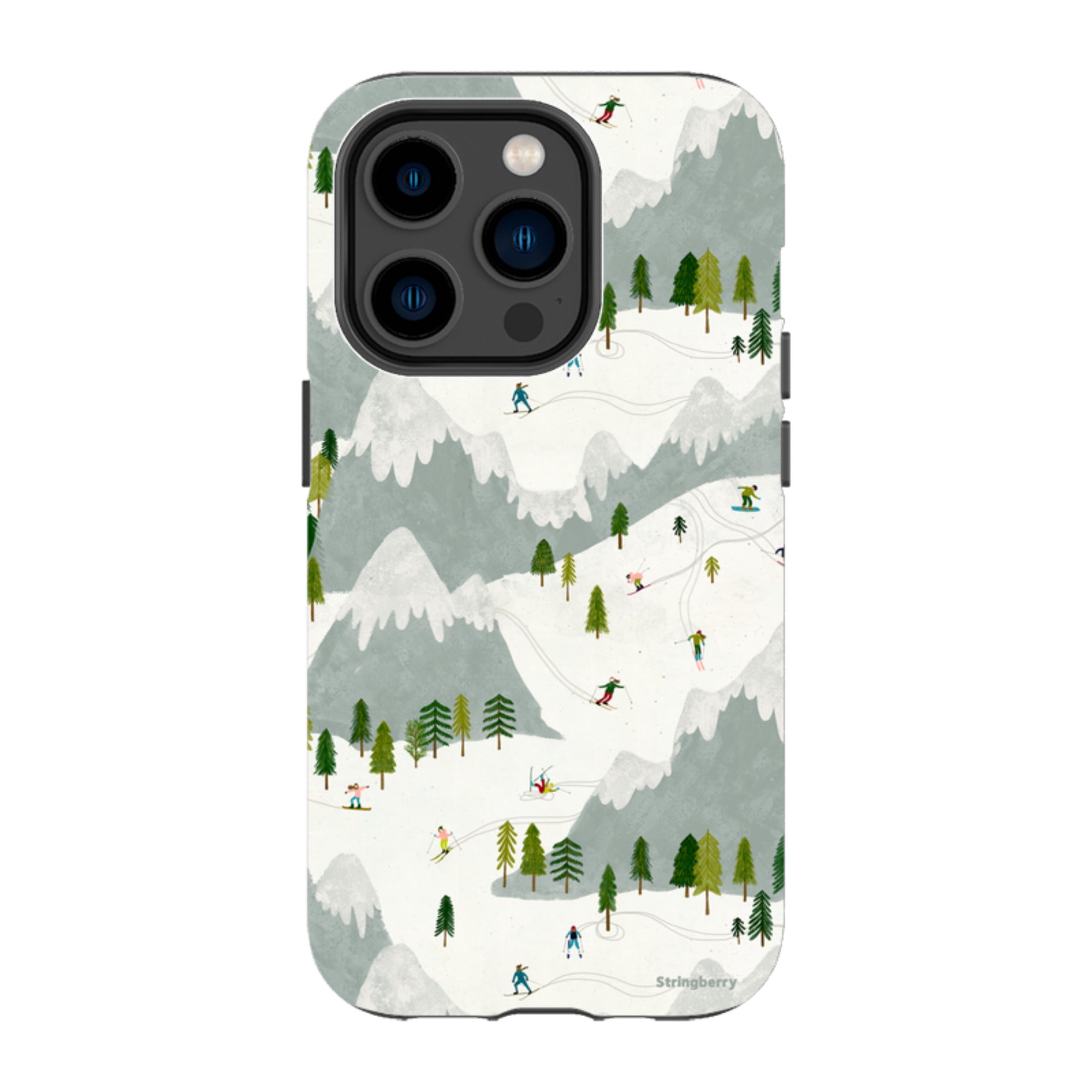 iPhone Tough Case - Winter Landscape I By Katherine Quinn