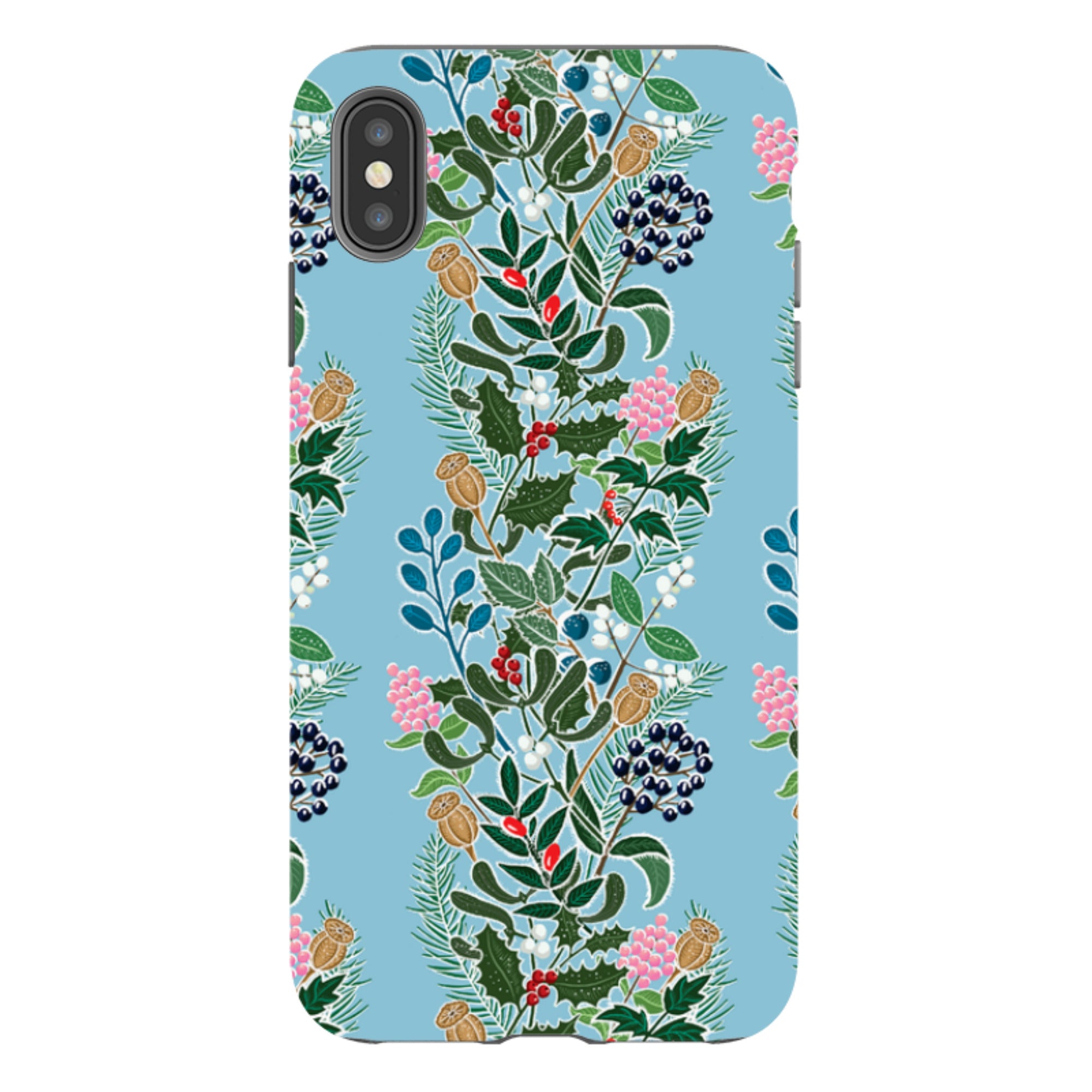 iPhone Tough Case - Winter Hedge-2 By kate Heiss