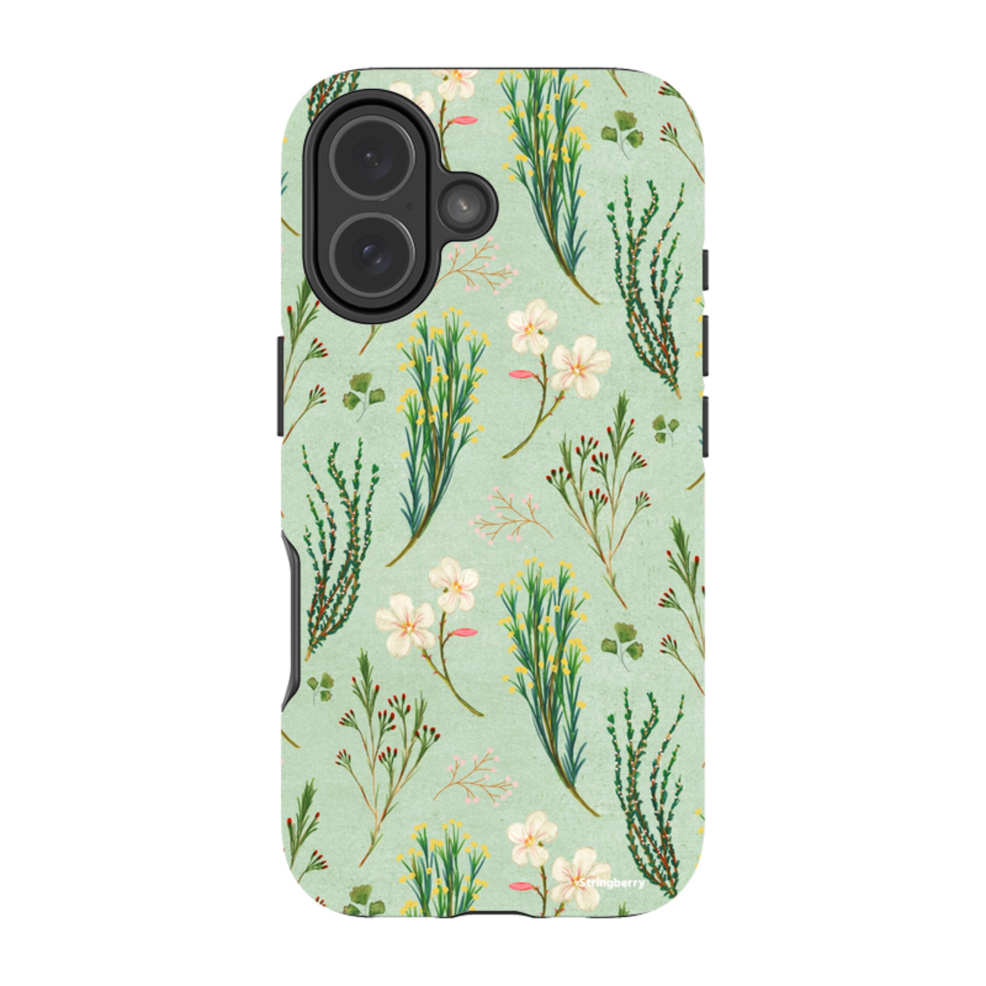 iPhone Tough Case - Wild Flowers By Katherine Quinn