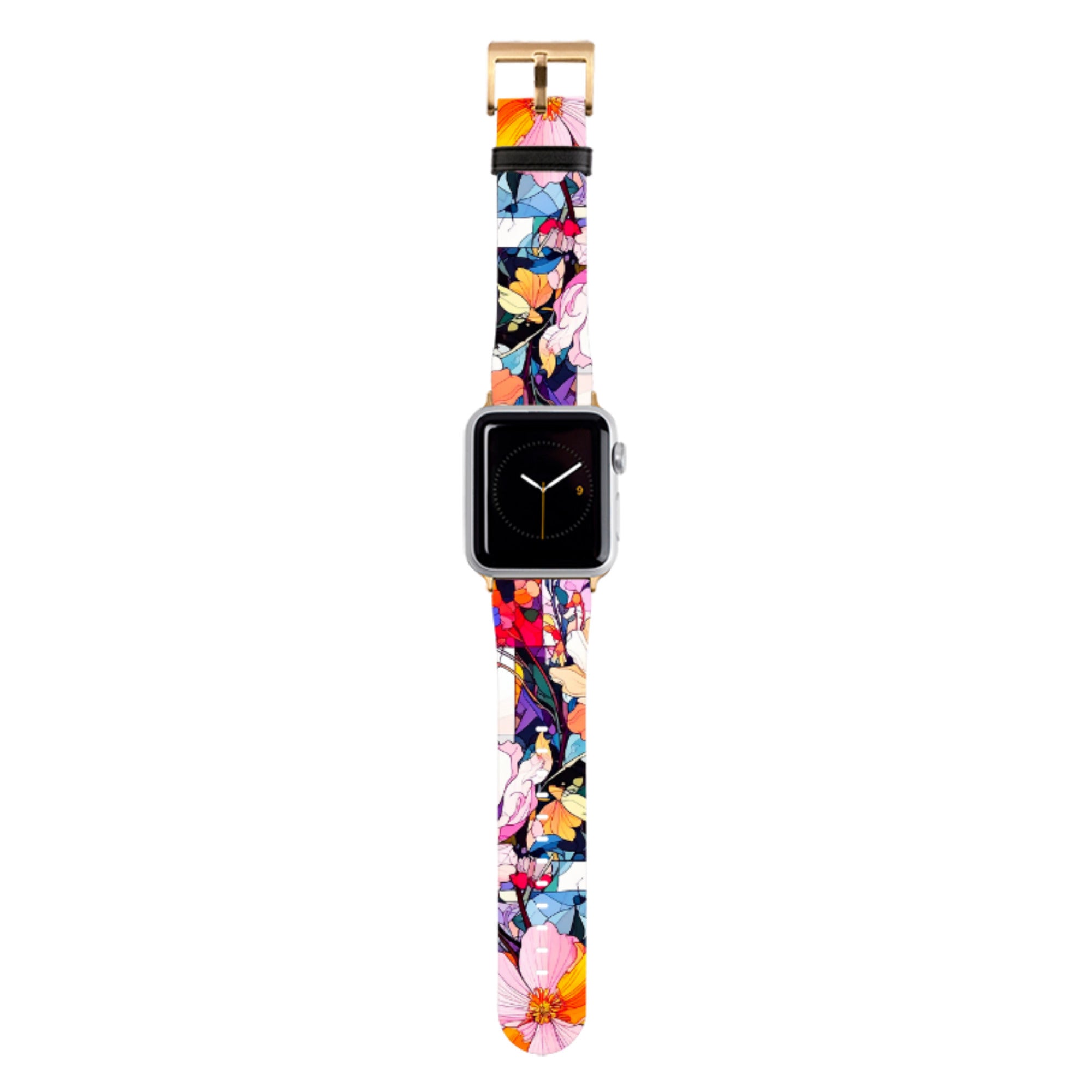 Block Floral Apple Watch Strap